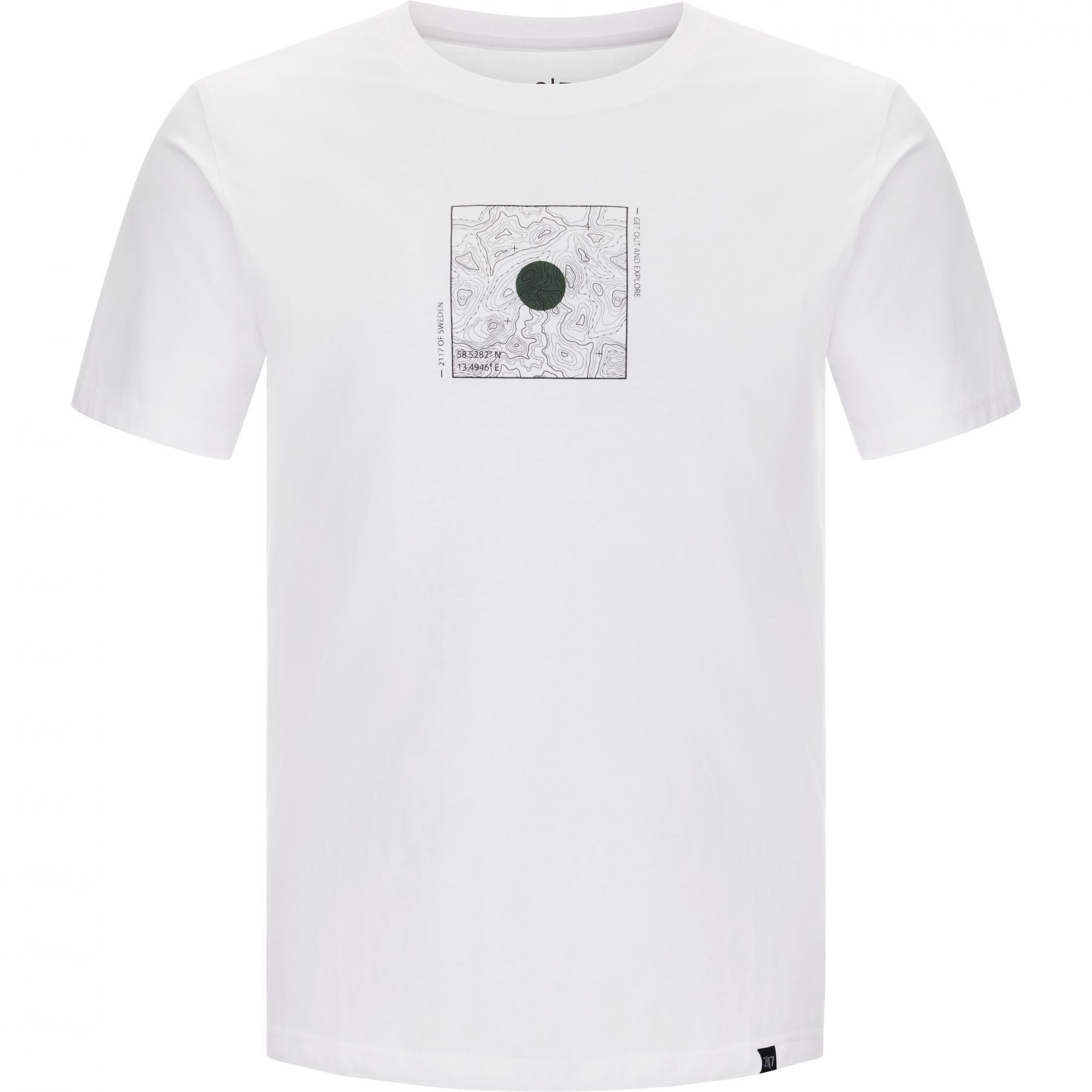 2117 of Sweden Apelviken, T-Shirt, Herren, weiß