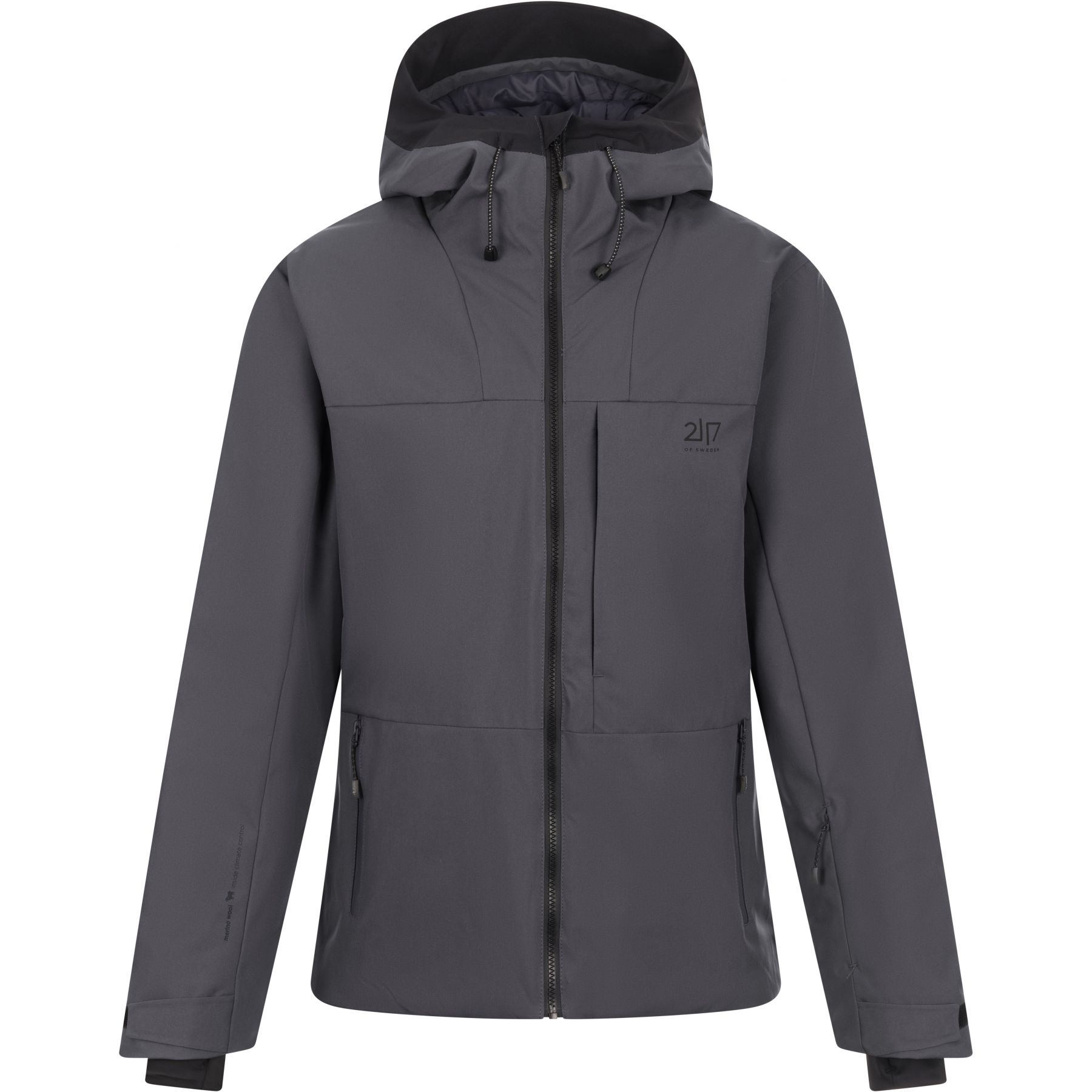 2117 of Sweden Humla, Skijacke, Damen, grau