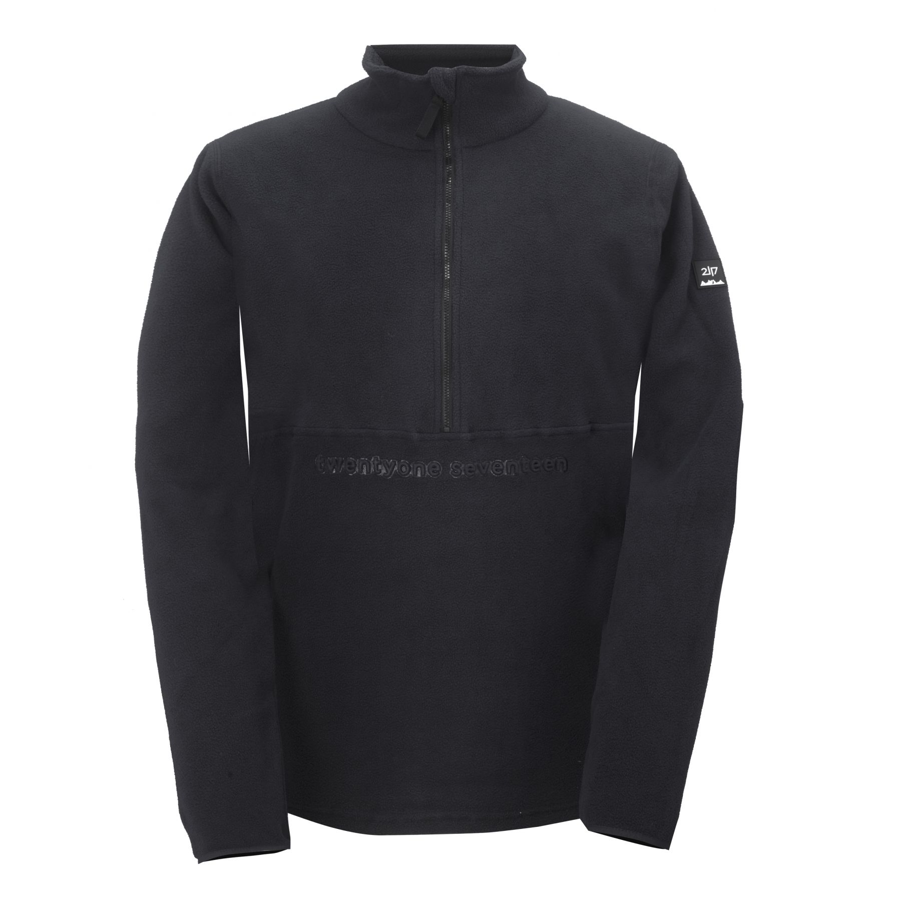 2117 of Sweden Trollebo, Fleecepullover, Herren, schwarz