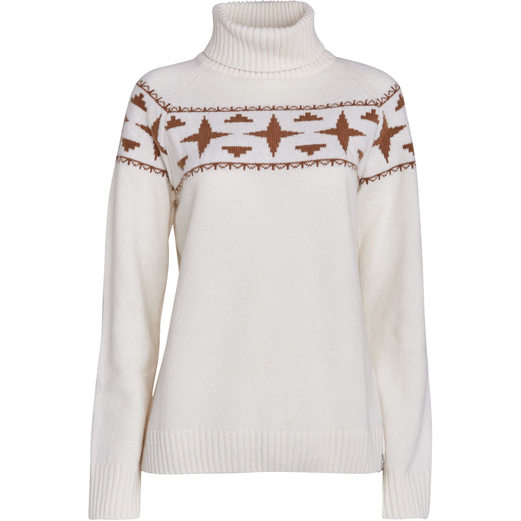 8848 Altitude Sage Wool Rollneck, Damen, weiß