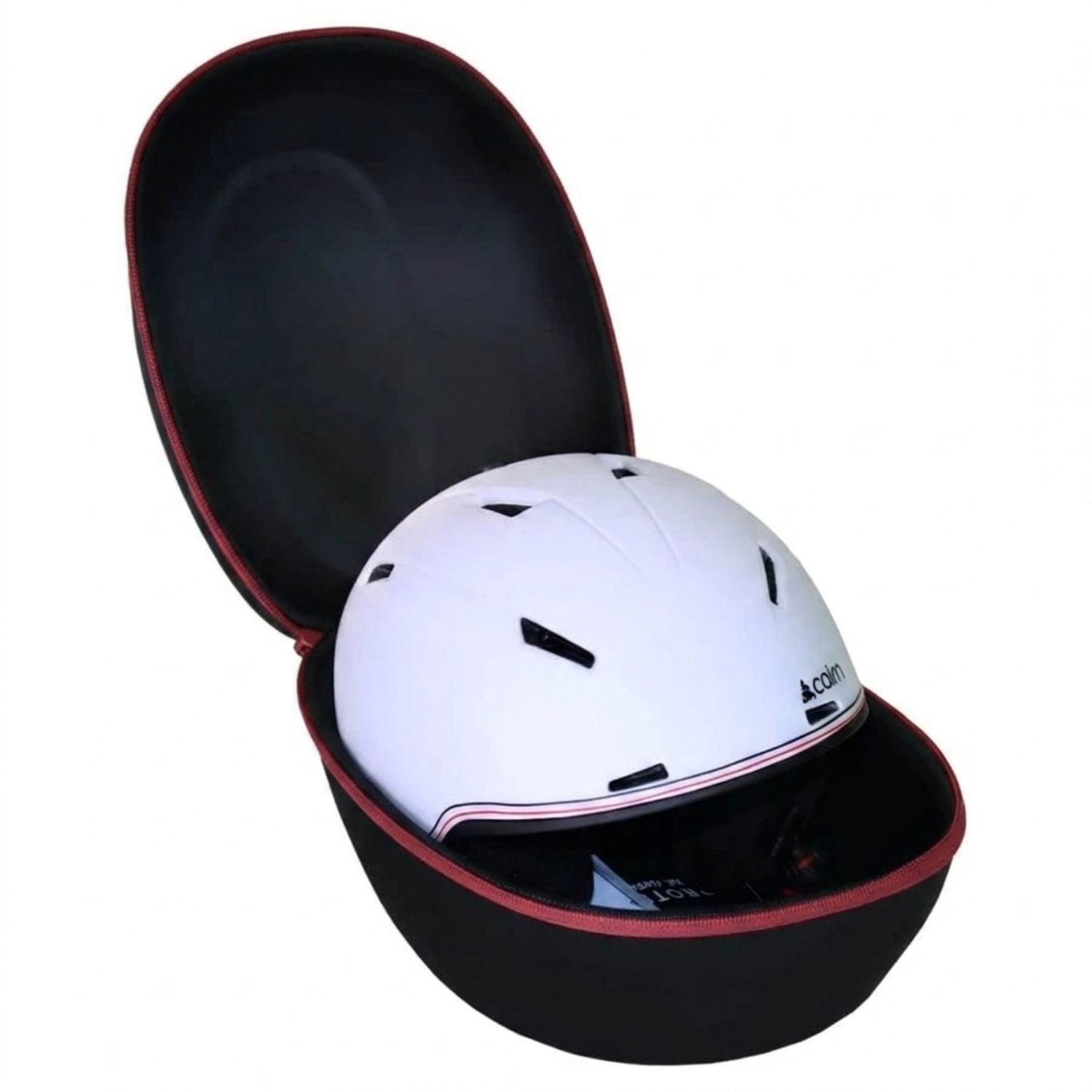 Accezzi Accezzi Cortina, Helmcase, schwarz/rot, Black/Red
