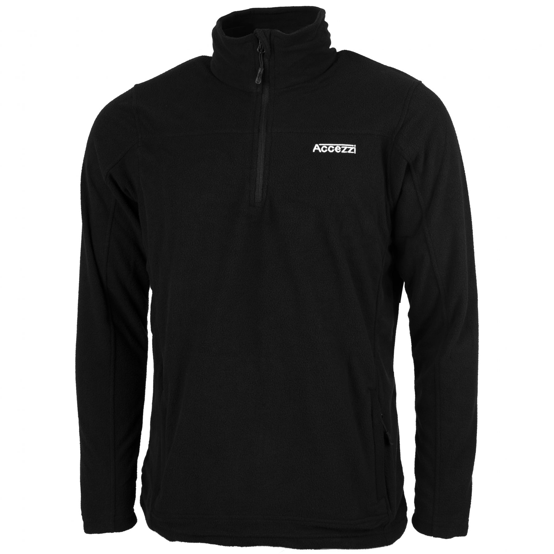 Accezzi Accezzi Fleecepullover, Herren, schwarz, Black