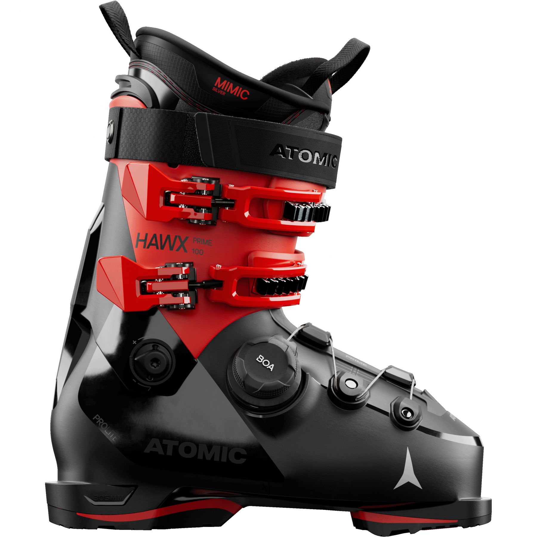 Atomic Hawx prime 100 BOA, Skischuhe, Herren, schwarz/rot