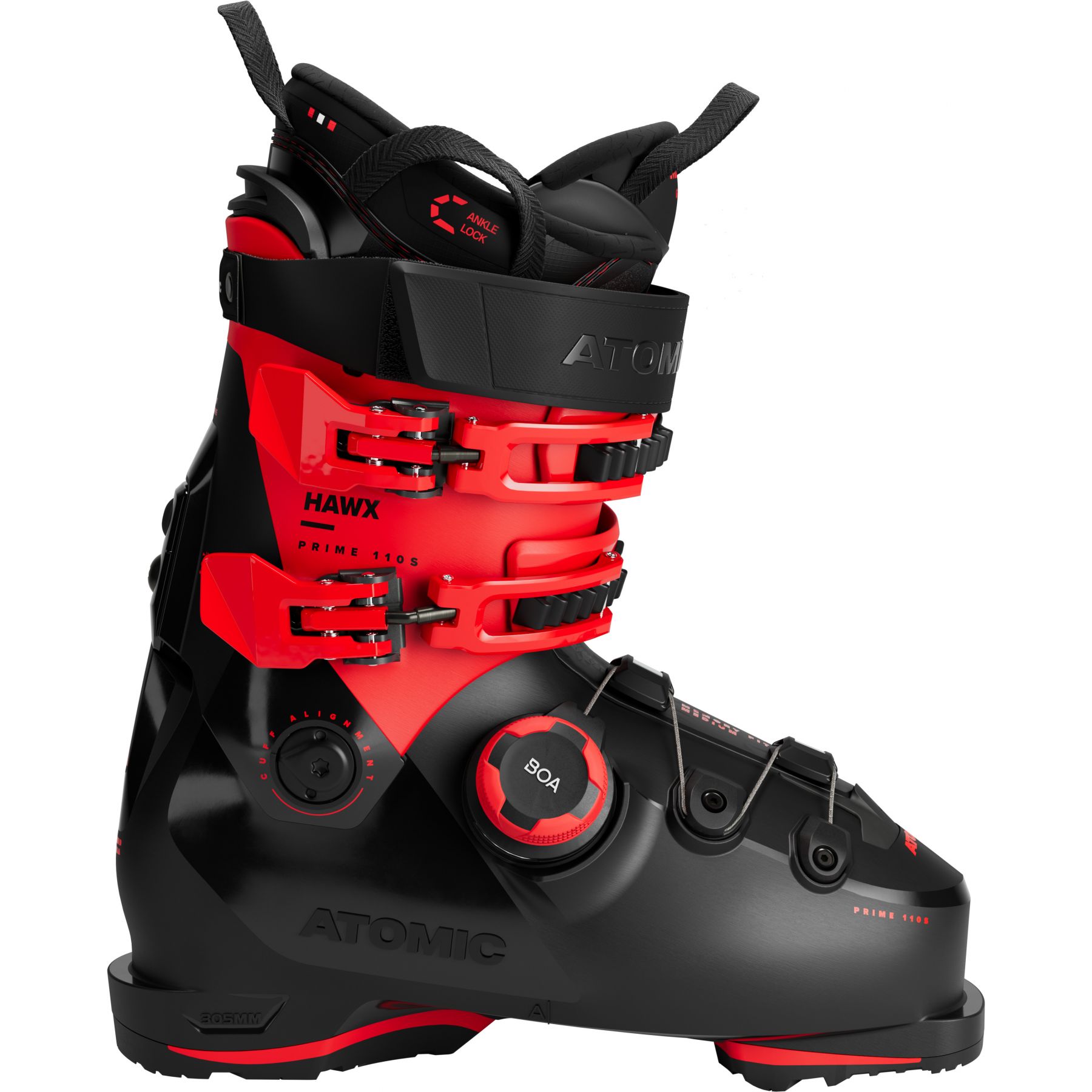 Atomic Hawx Prime 110 S BOA, Skischuhe, Herren, schwarz/rot