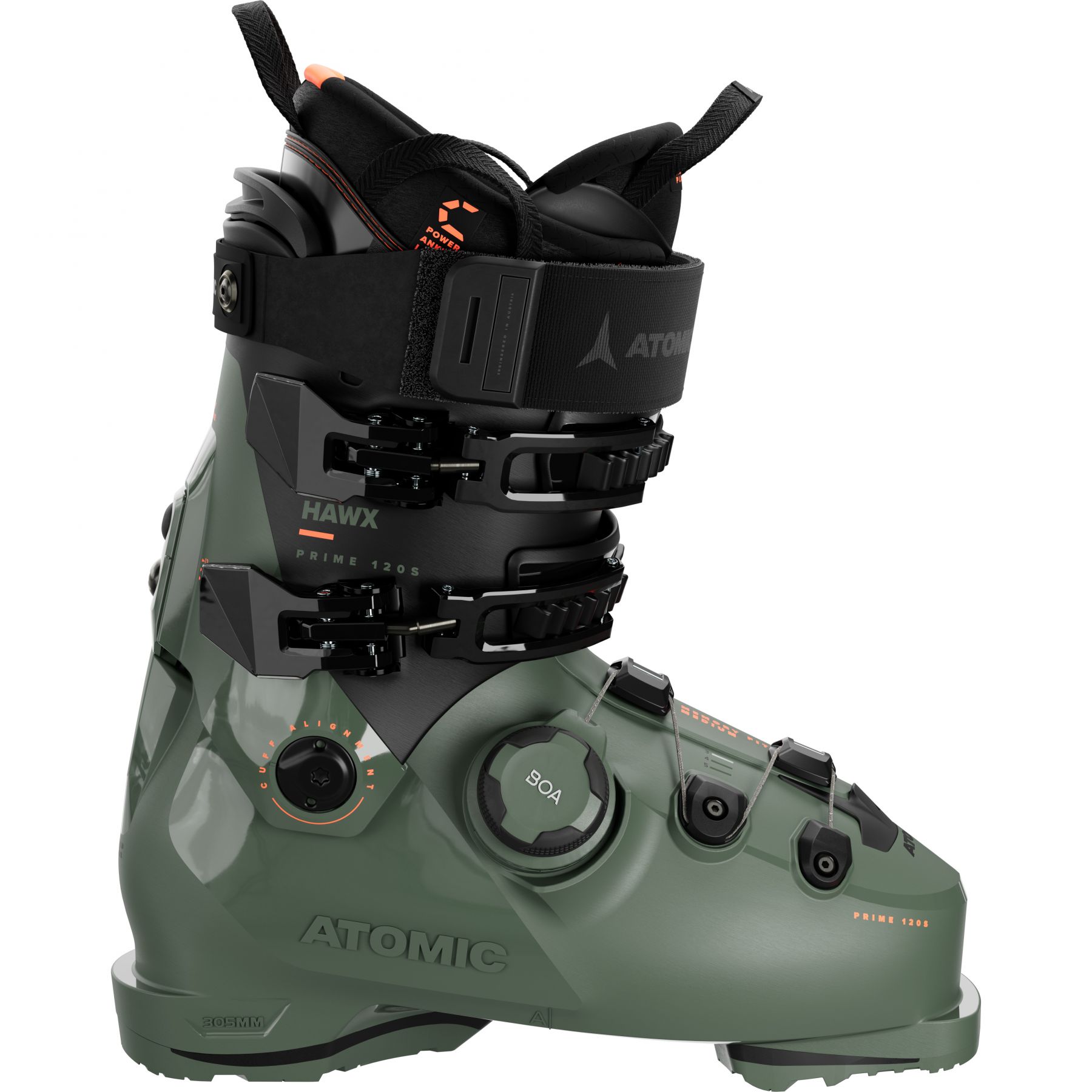 Atomic Hawx Prime 120 S BOA, Skischuhe, Herren, grün/schwarz