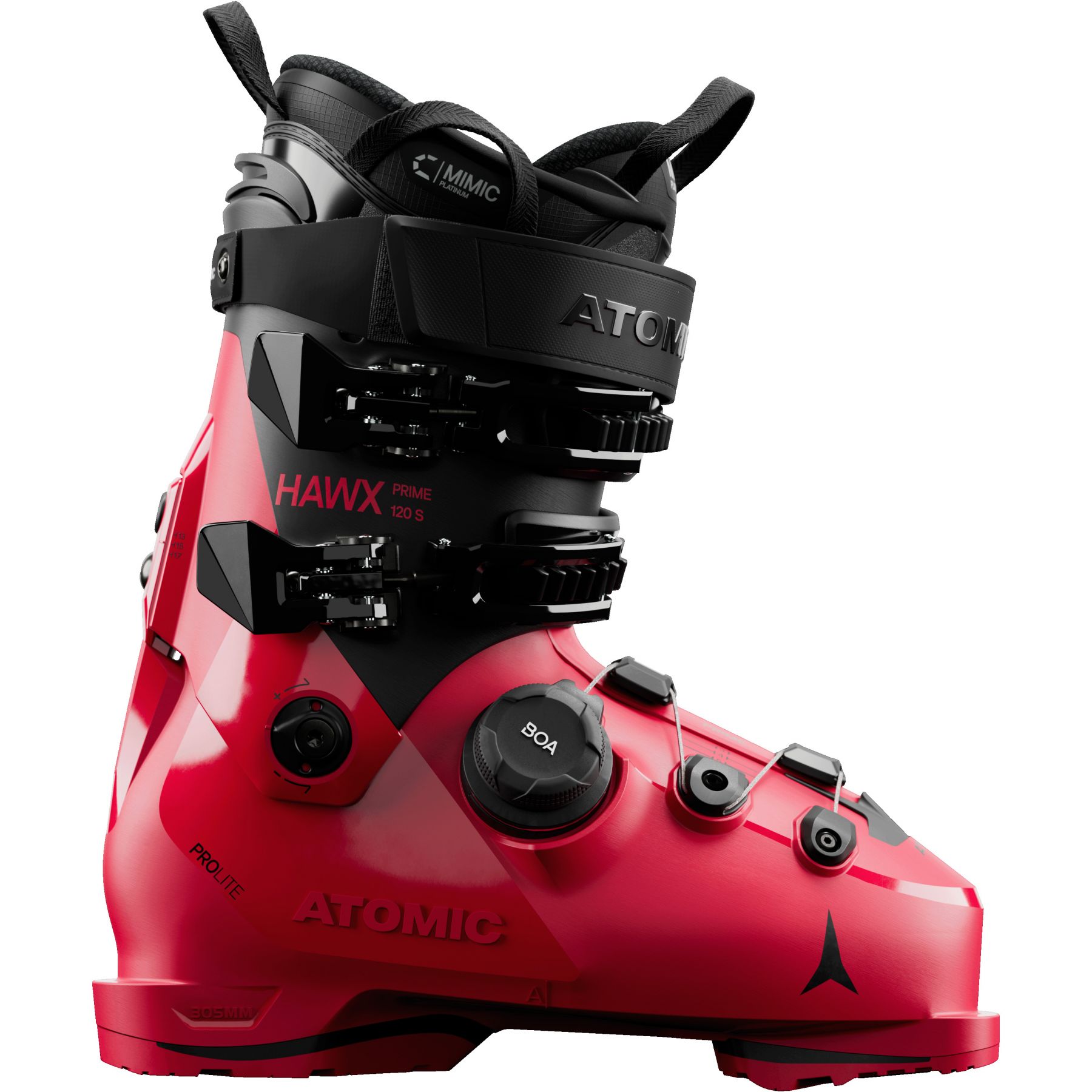 Atomic Hawx prime 120 S BOA, Skischuhe, Herren, rot/schwarz