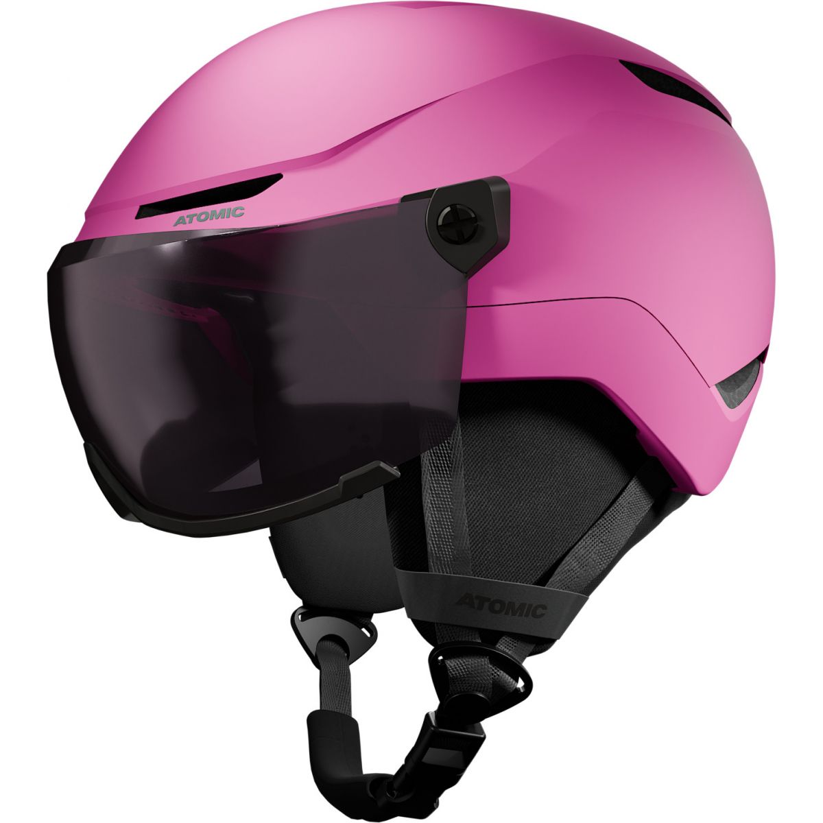 Atomic Revent Visor, Skihelm mit Visier, Junior, Pink