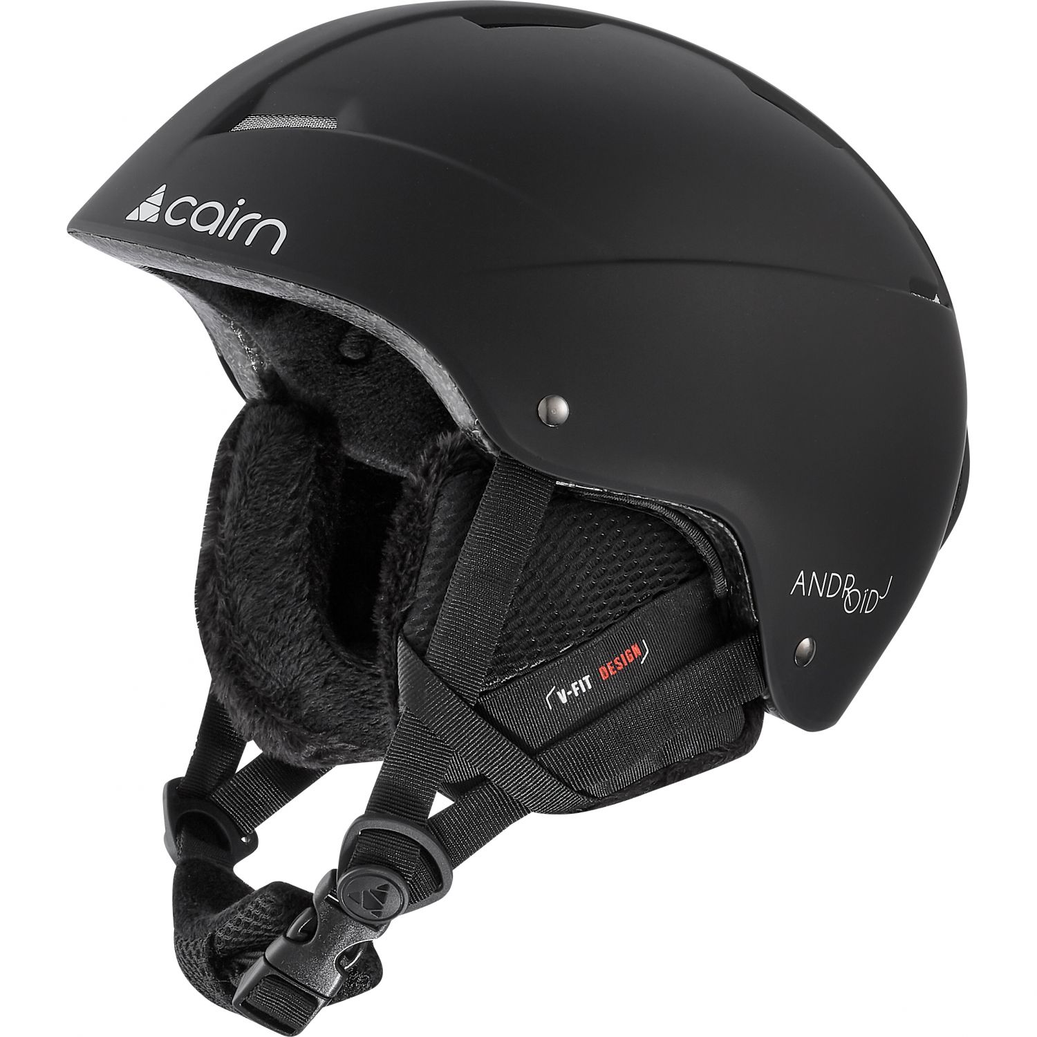 Cairn Android, Skihelm, Junior, mat black