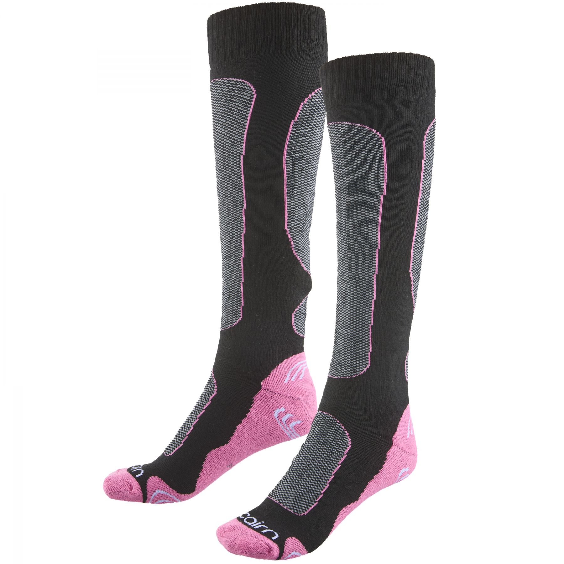 Cairn Spirit, Skisocken, schwarz/pink