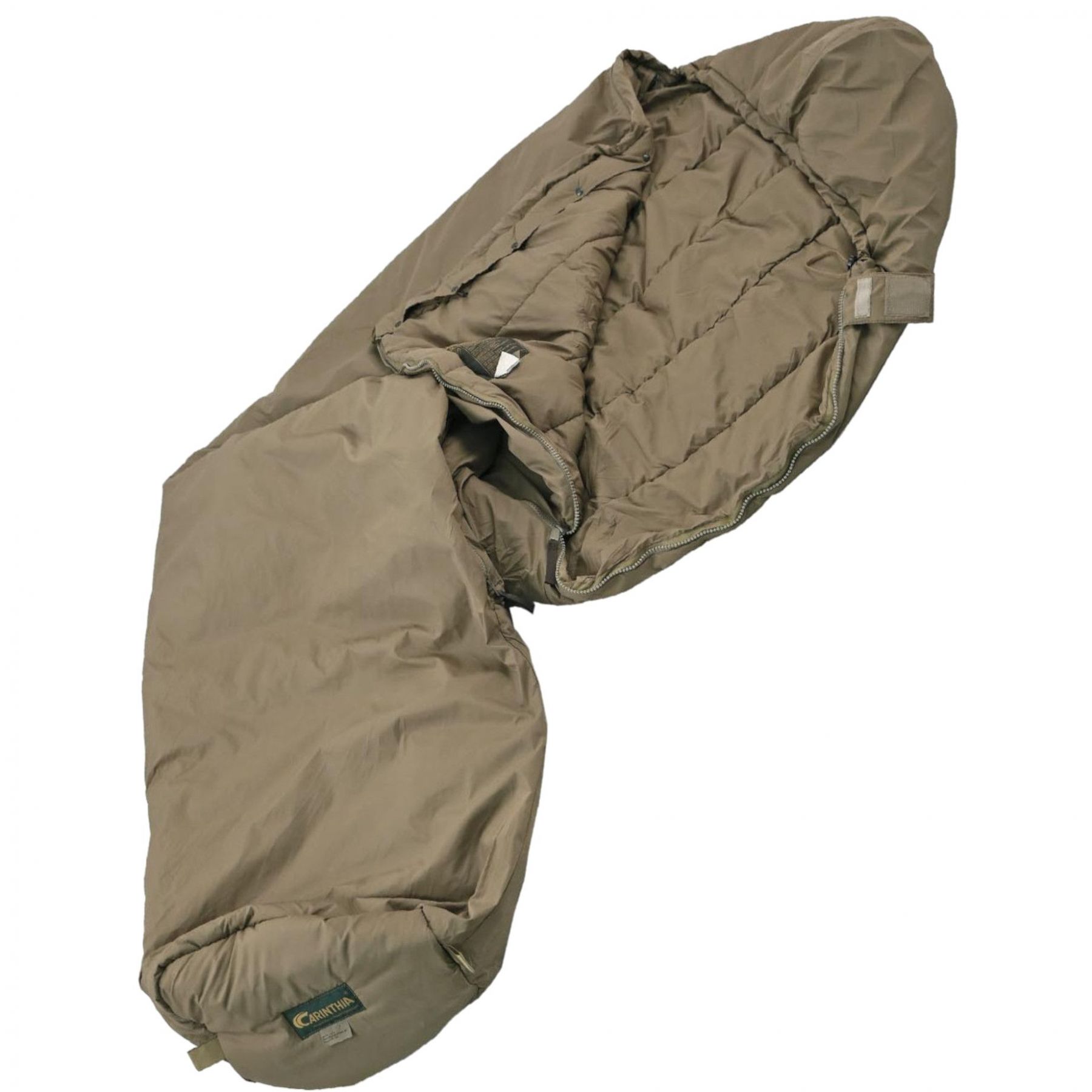 Carinthia Tropen 185 mit Moskitonetz, Schlafsack, braun