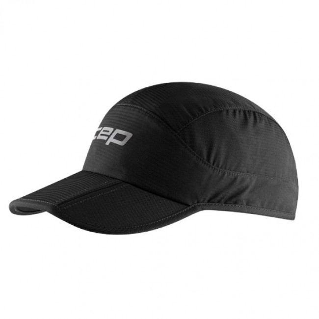 CEP Core Run Foldable Cap, Laufkappe, schwarz