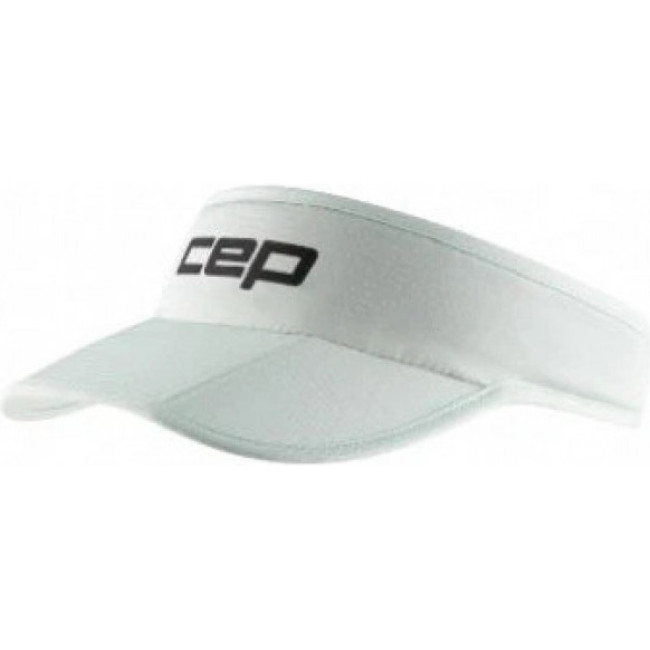 CEP Core Run Foldable Visor, Visier, weiß