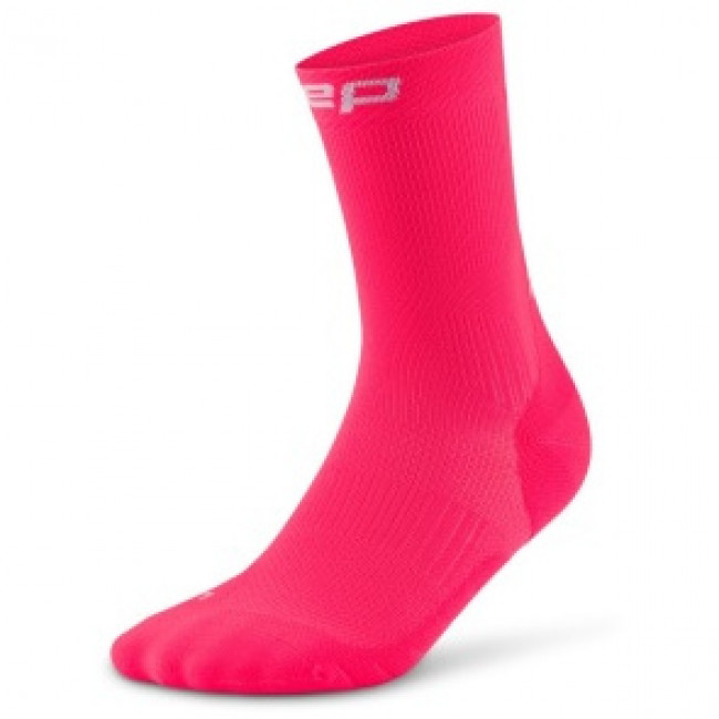 CEP Core Run Socks Mid Cut 5.0, Laufsocken, Herren, pink