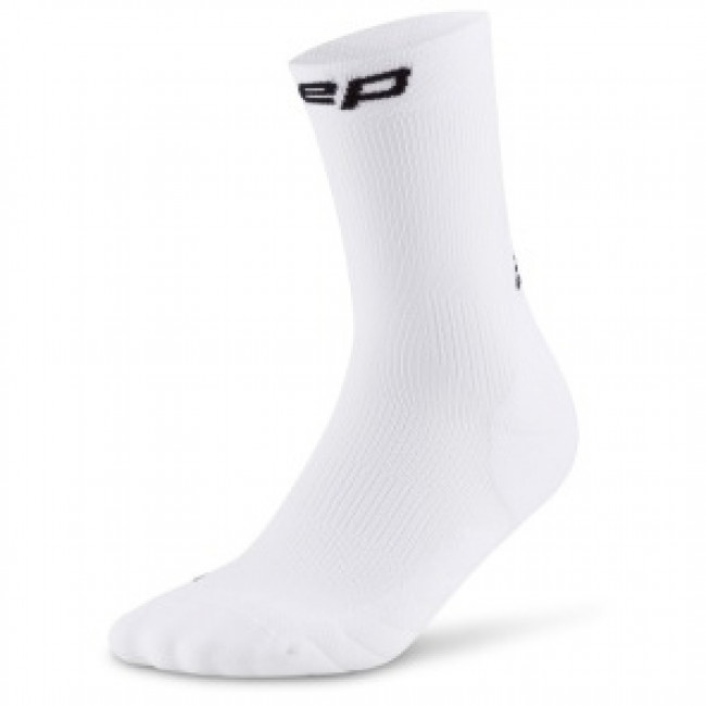 CEP Core Run Socks Mid Cut 5.0, Laufsocken, Herren, weiß