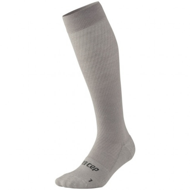 CEP Flight Socks Tall, Laufsocken, Damen, hellgrau