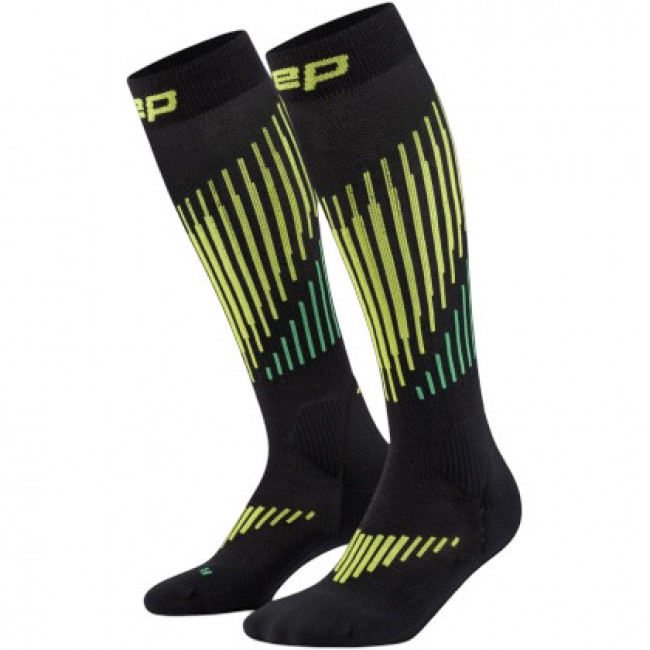 CEP Ski Touring Merino Socks Tall 3.0, Skisocken, Damen, schwarz