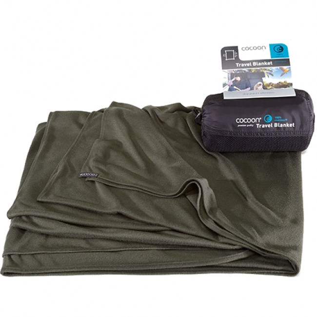 Cocoon Travel Blanket, shadow grün
