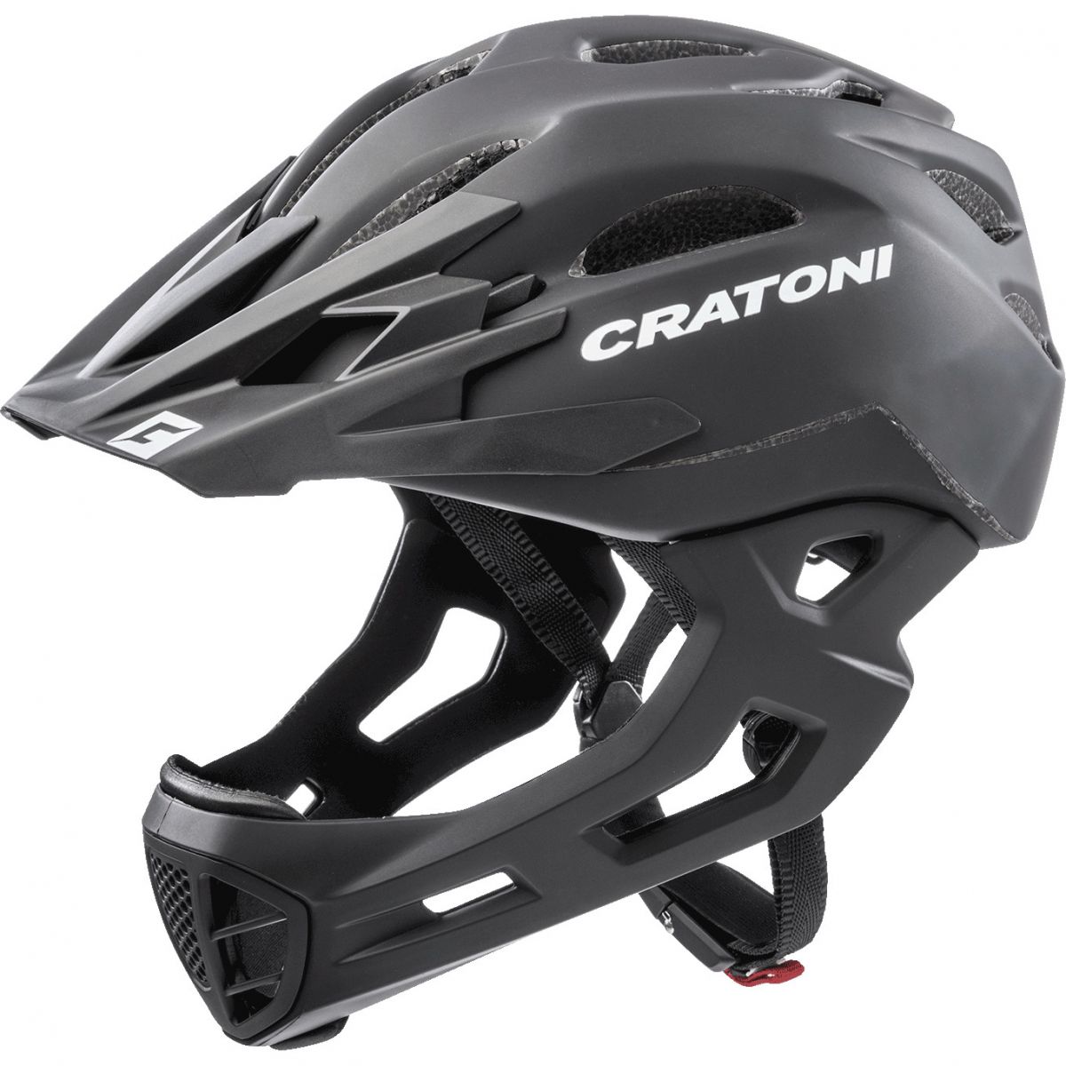 Cratoni C-Maniac, Fahrradhelm, schwarz