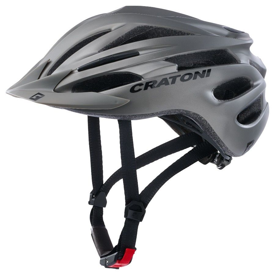 Cratoni Pacer, Fahrradhelm, grau