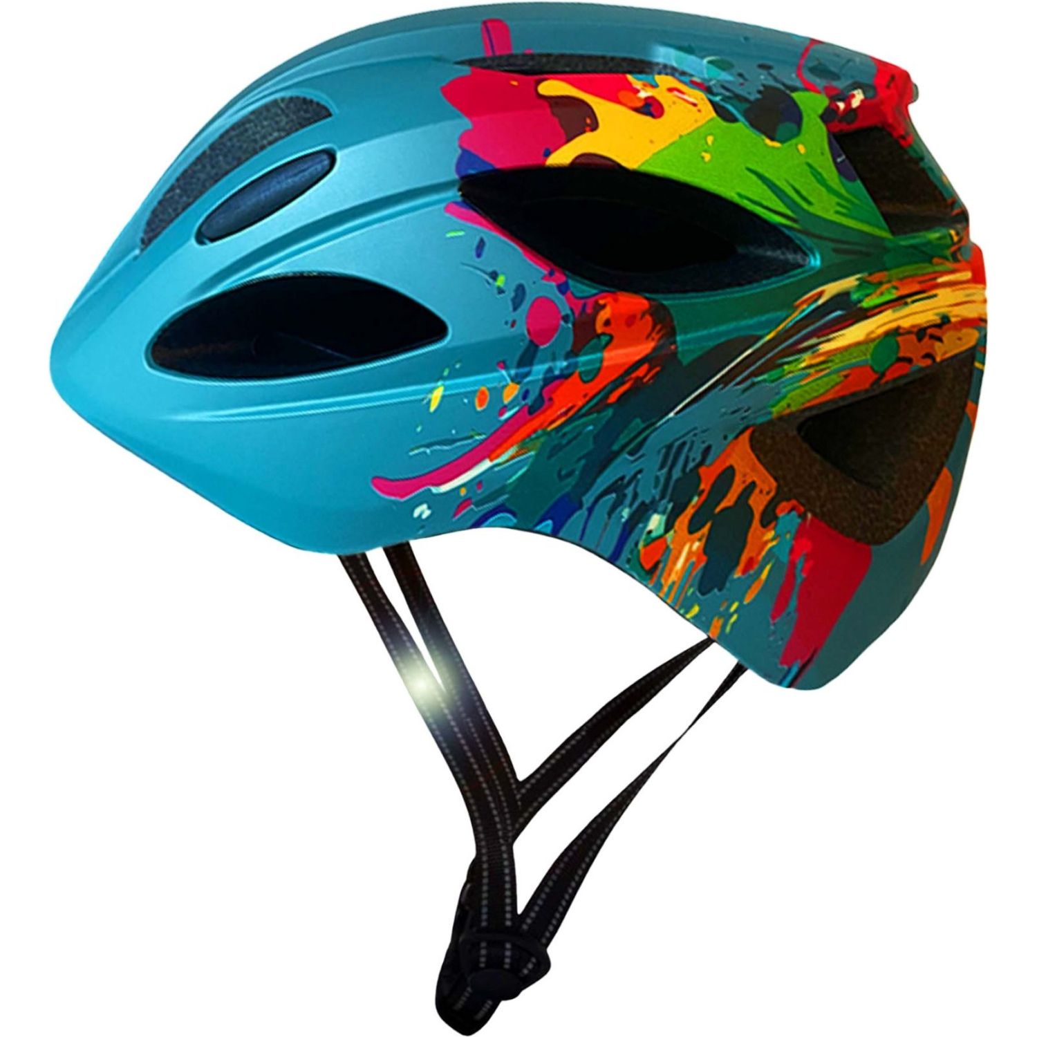 Crazy Safety Cool Splash, Fahrradhelm, Junior, blau