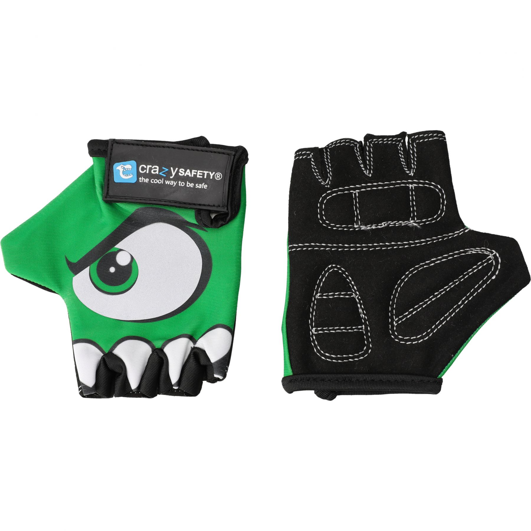 Crazy Safety, Fahrradhandschuhe, Junior, grün