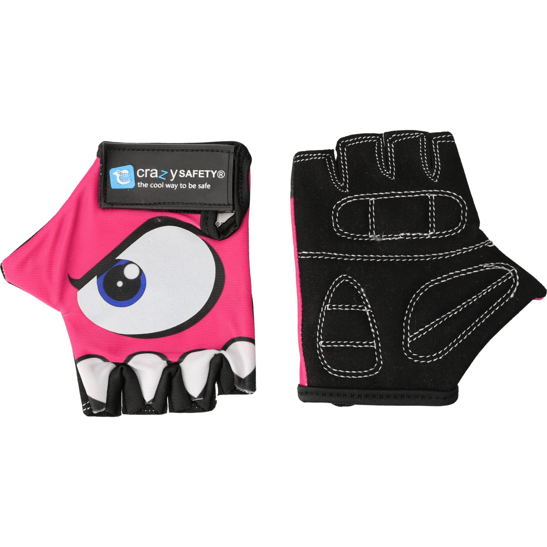 Crazy Safety, Fahrradhandschuhe, Junior, pink