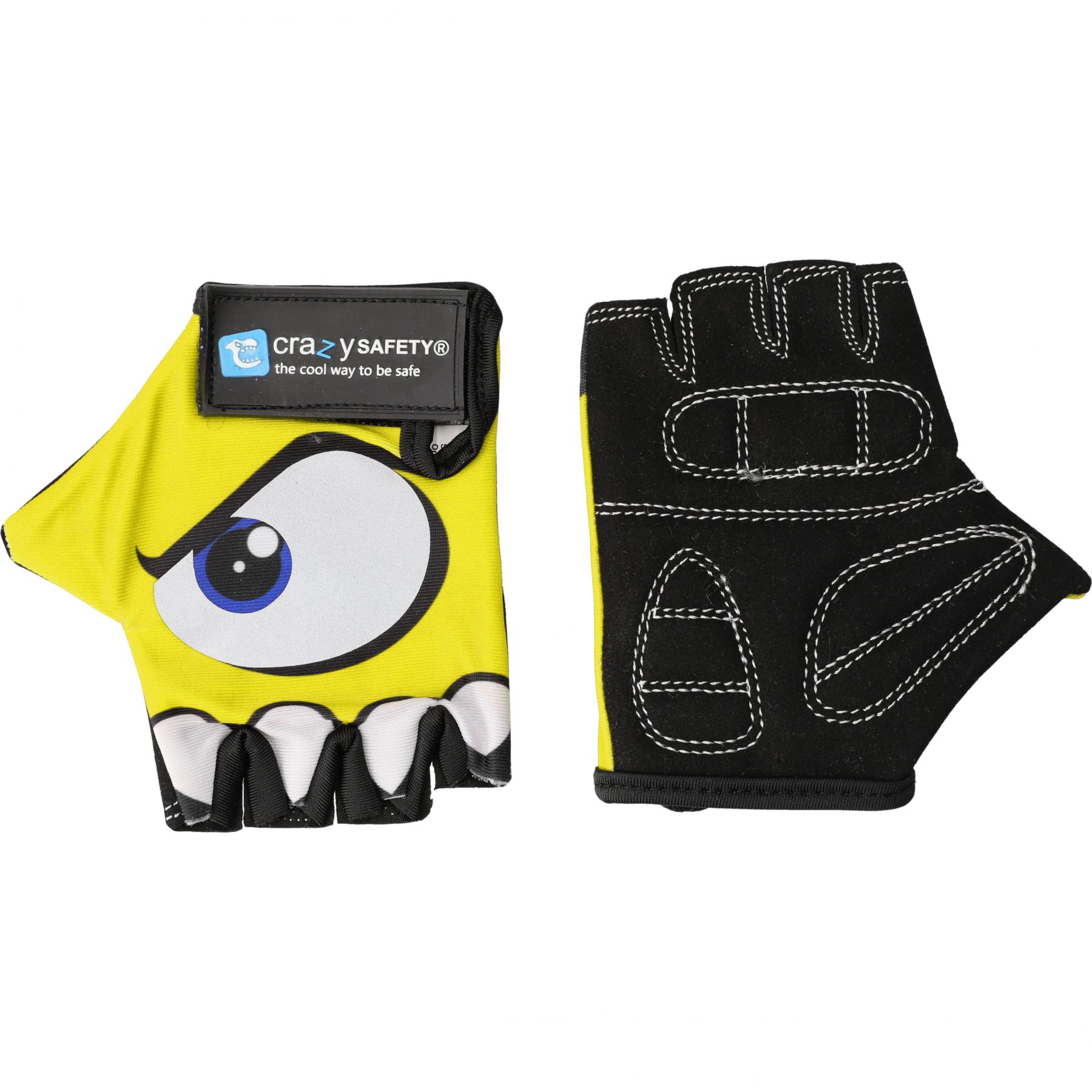 Crazy Safety, Fahrradhandschuhe, Junior, gelb