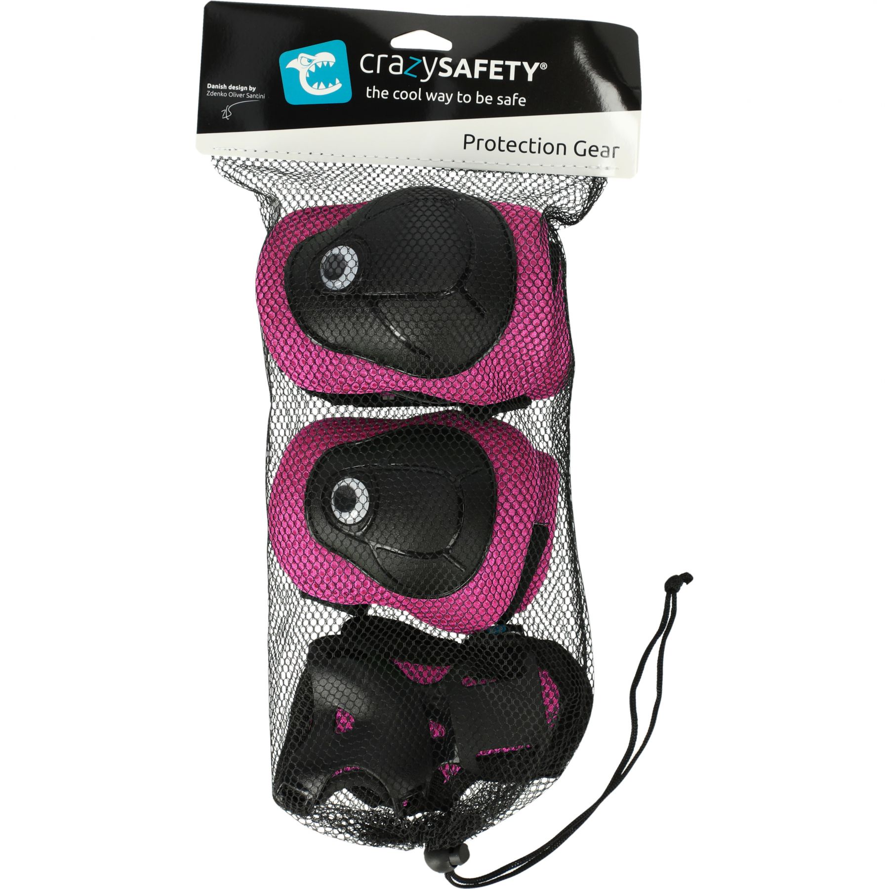 Crazy Safety, Schutzausrüstung, Junior, pink
