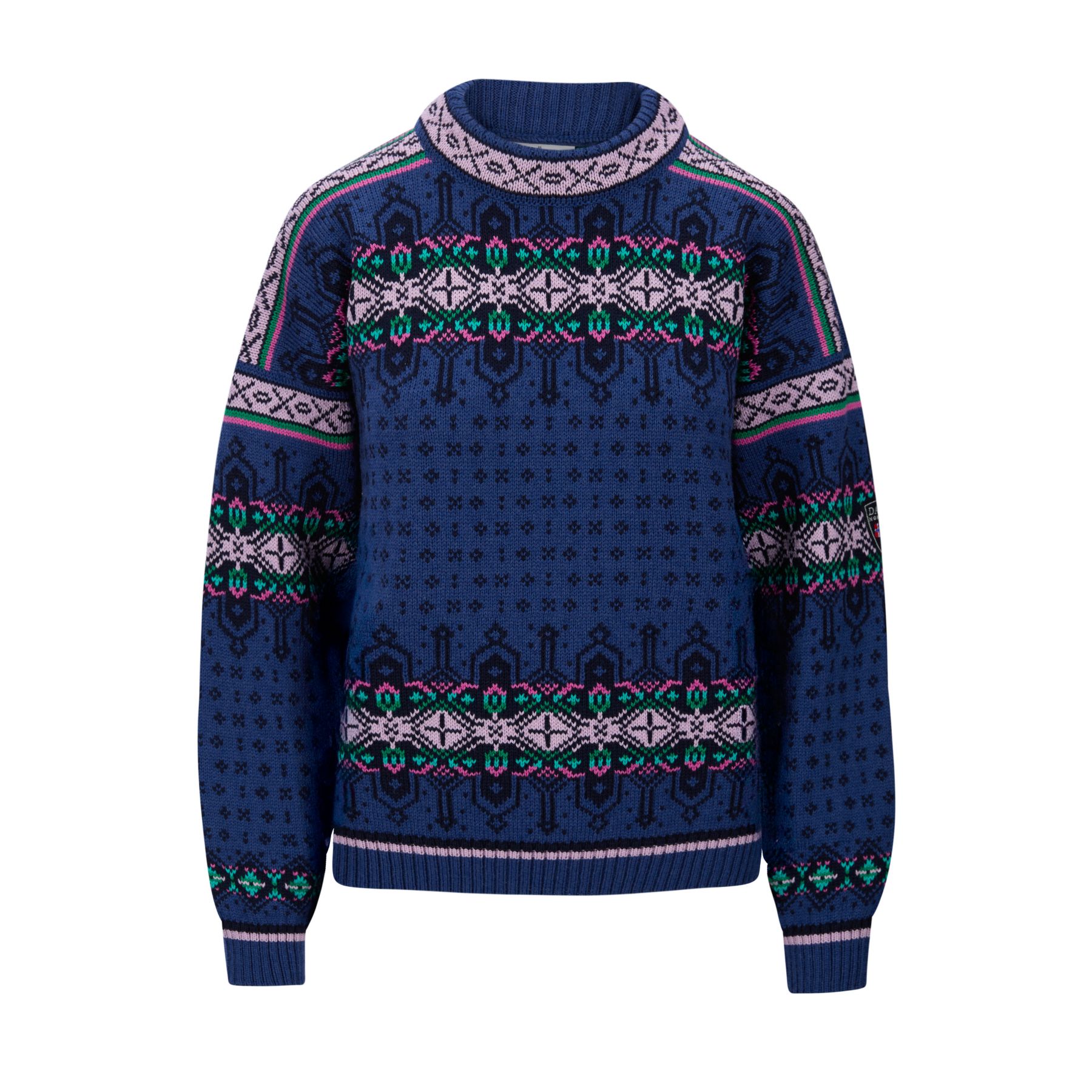 Dale of Norway Albertville Fem. Pullover, Fleecejacke, Damen, blau
