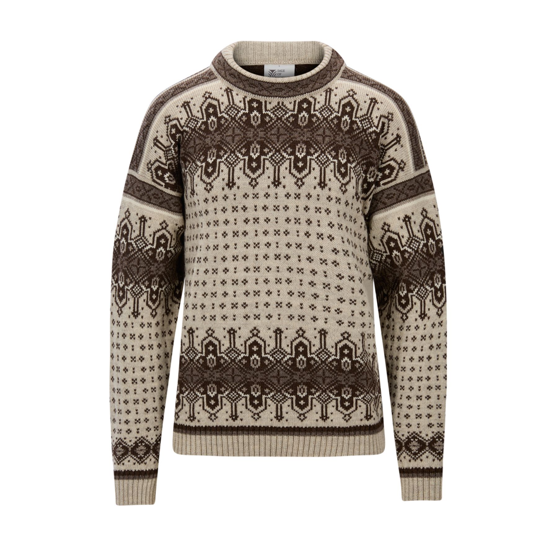 Dale of Norway Albertville Masc. Sweater, Fleecejacke, Herren, birch coffee
