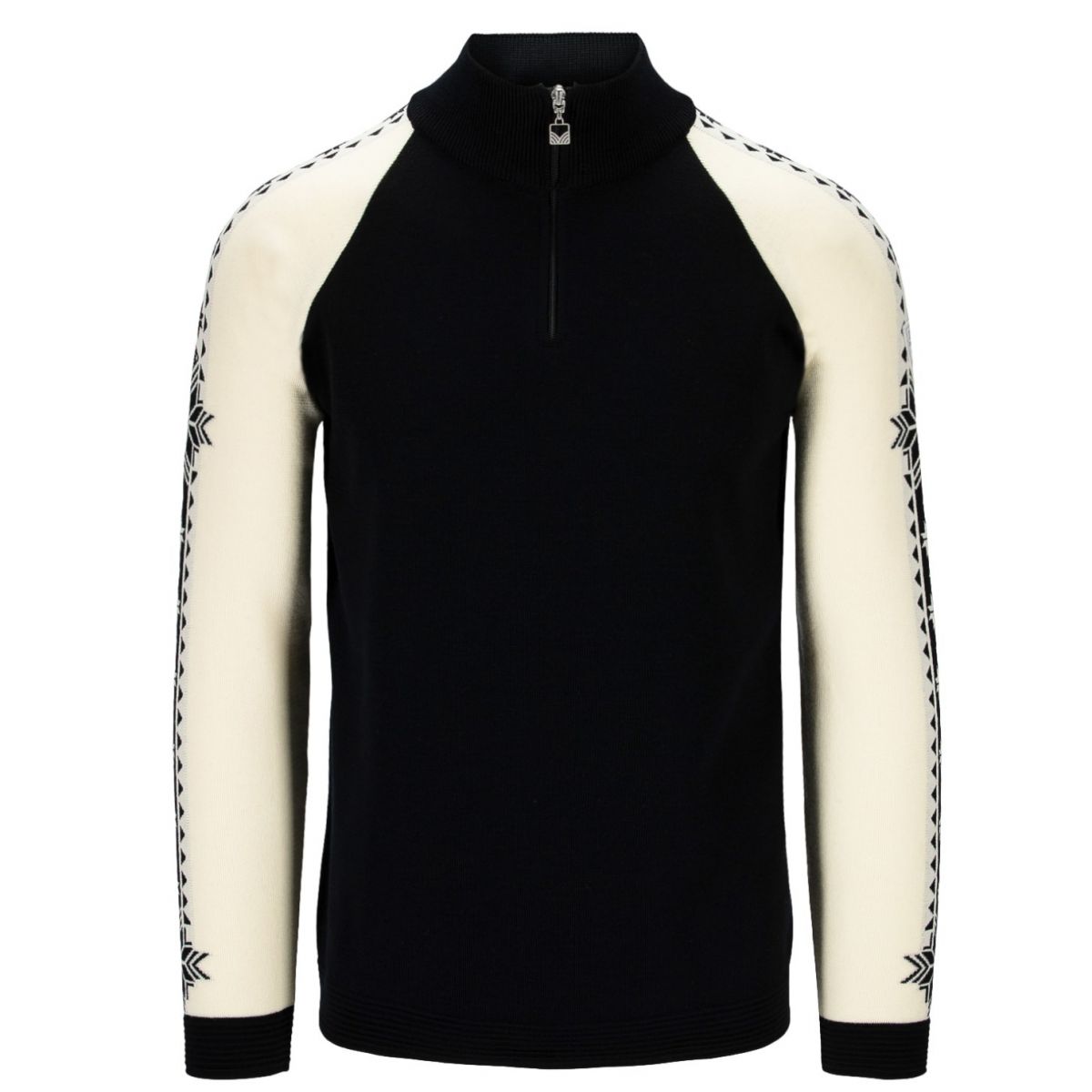 Dale of Norway Geilo, Sweater, Herren, schwarz/weiß