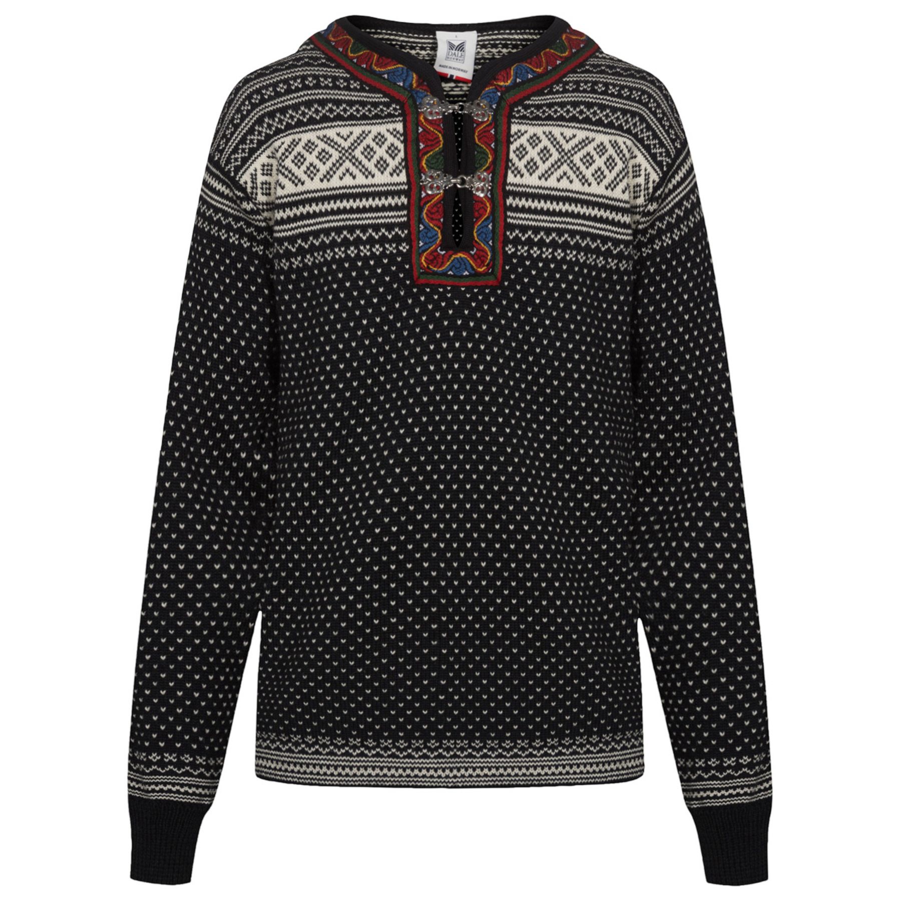 Dale of Norway Setesdal Uni Sweater, Fleecejacke, Herren, schwarz