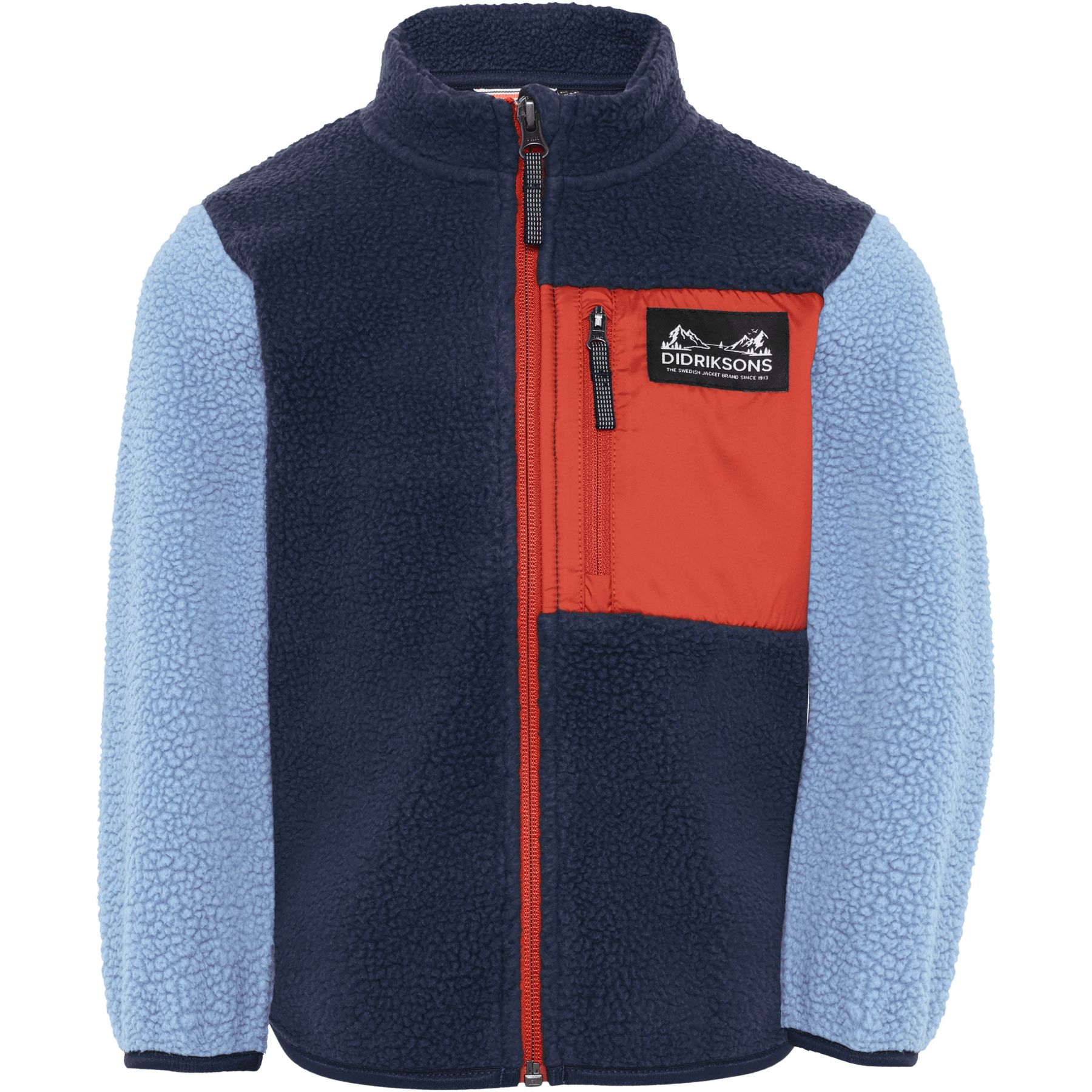 Didriksons Anten 2, Fleecejacke, Kinder, blau