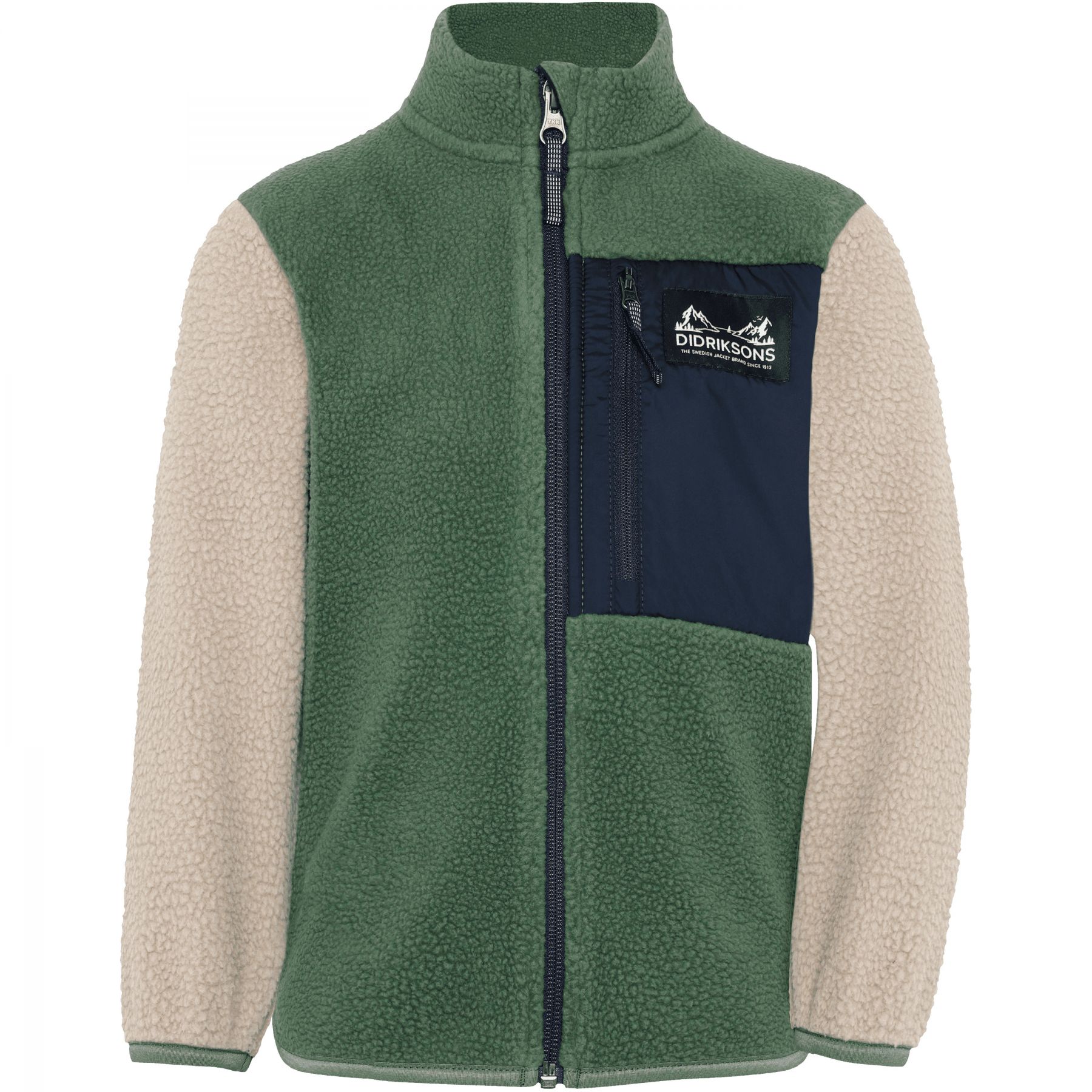 Didriksons Anten 2, Fleecejacke, Kinder, grün
