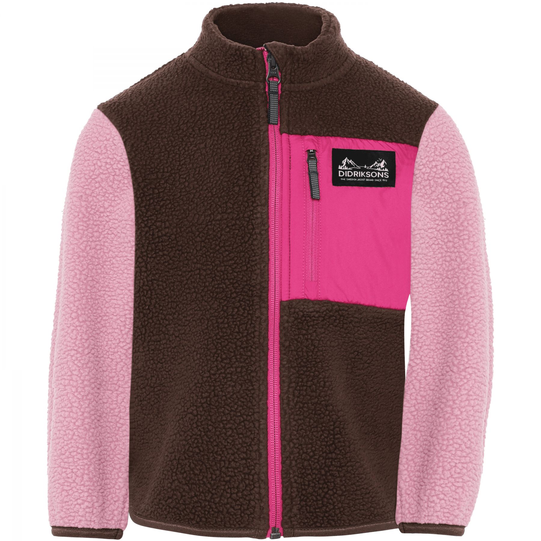 Didriksons Anten 2, Fleecejacke, Kinder, pink
