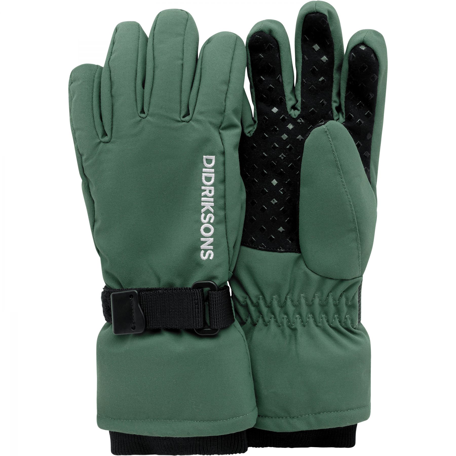 Didriksons Biggles 4, Skihandschuhe, Kinder, dunkelgrün