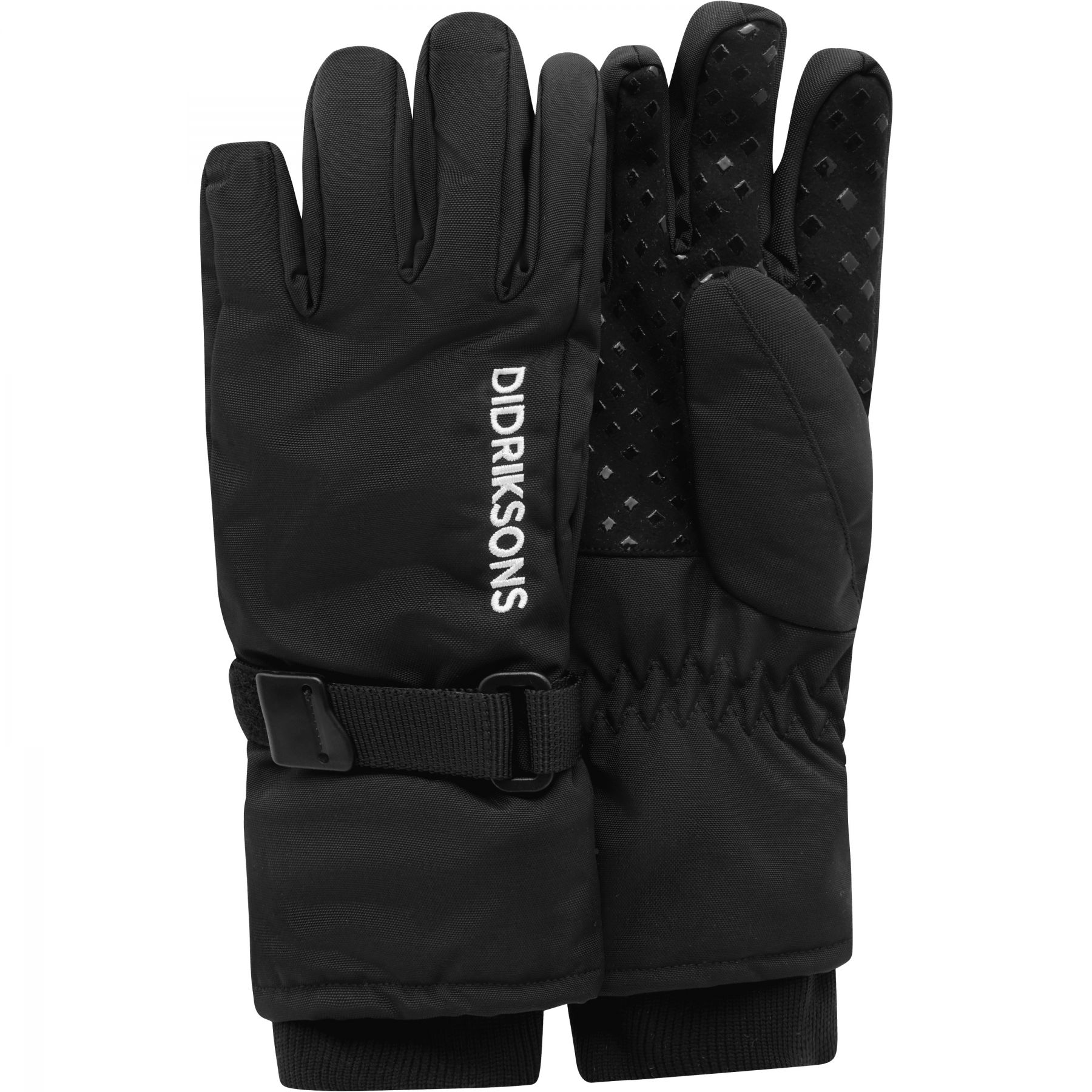 Didriksons Biggles 4, Skihandschuhe, Kinder, schwarz