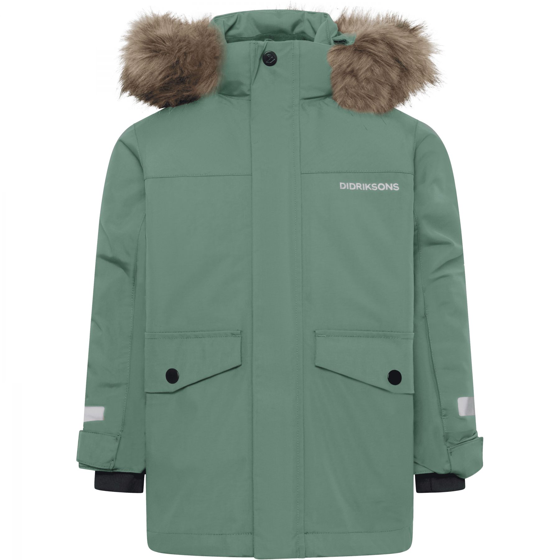 Didriksons Bjärven 5, Parka, Kinder, dunkelgrün