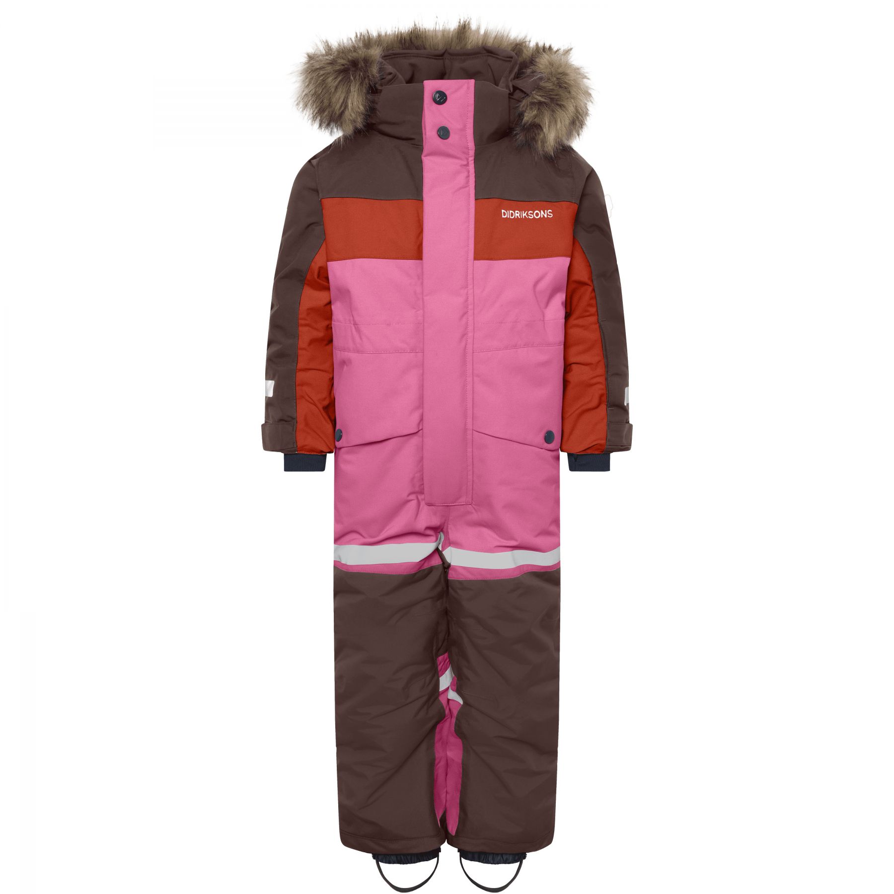 Didriksons Bjärven Cover 5, Overall, Kinder, rosa