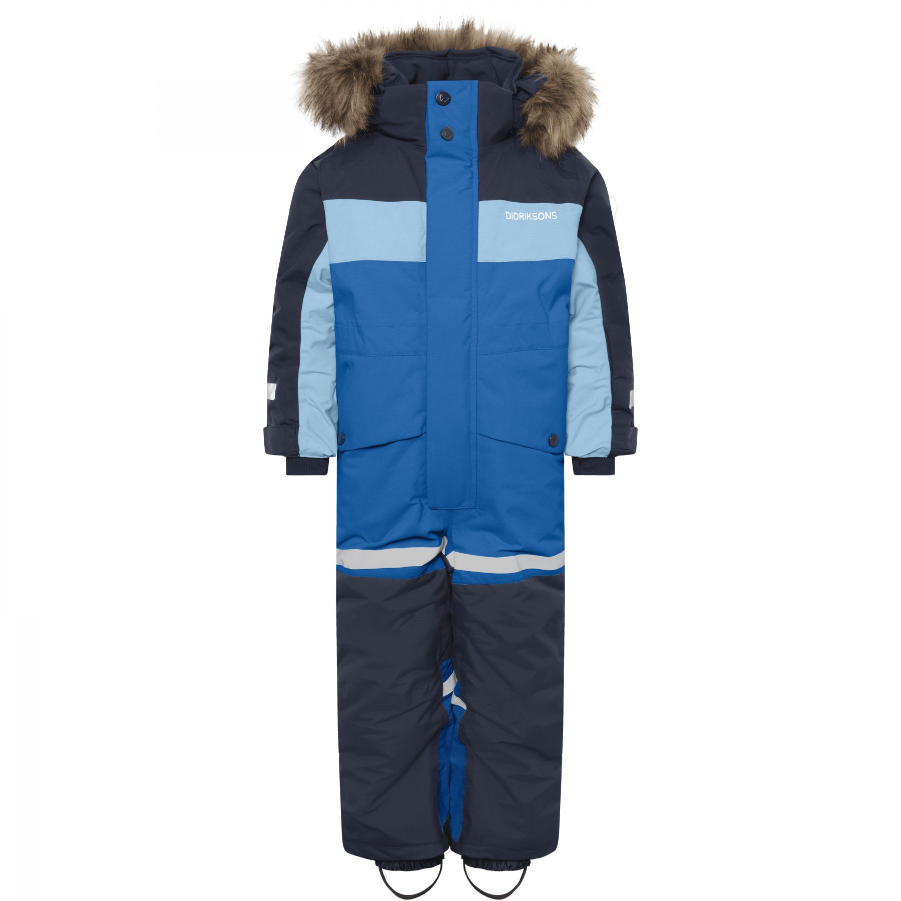 Didriksons Bjärven Cover 5, Schneeanzug, Kinder, blau