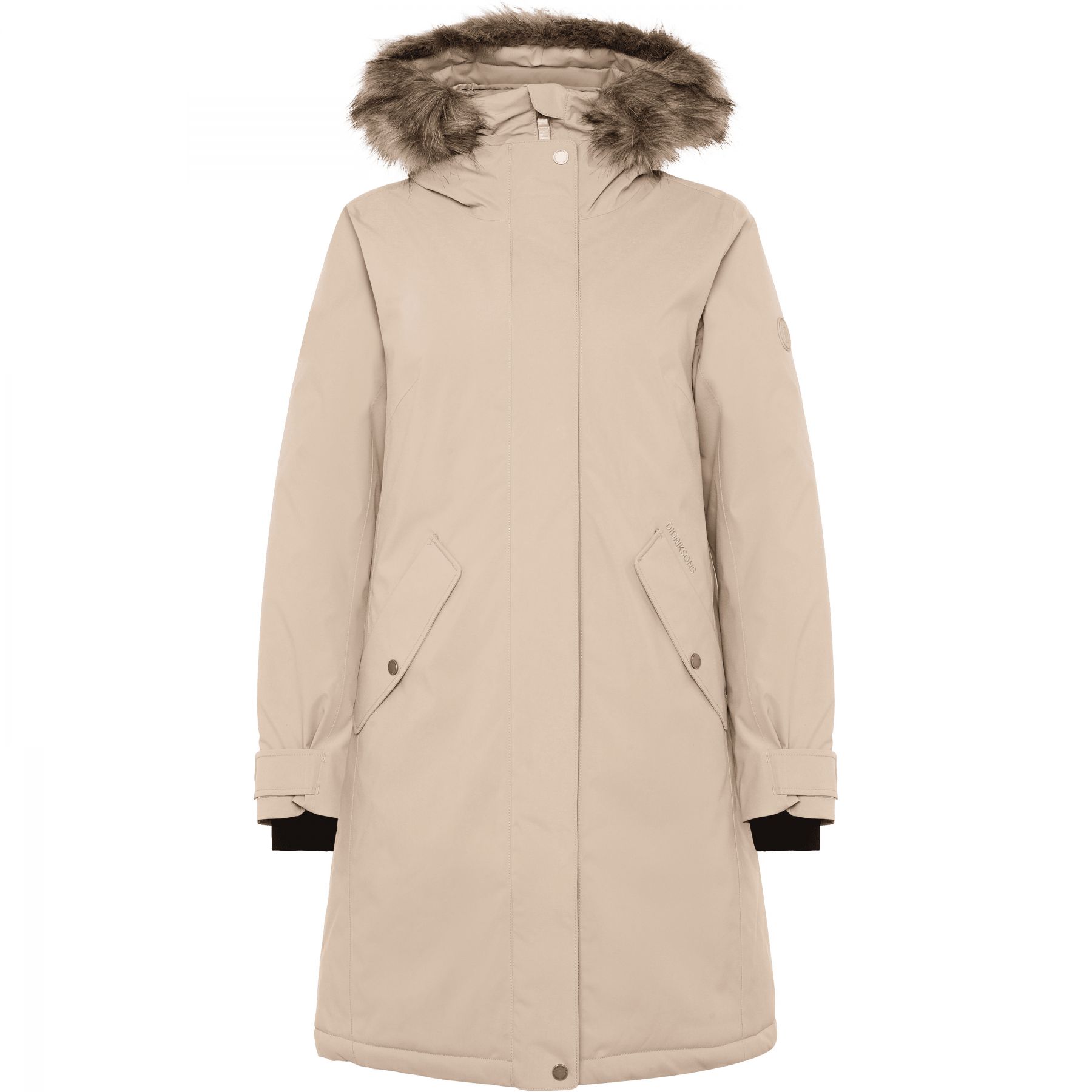 Didriksons Erna 2, Parka, Damen, Beige