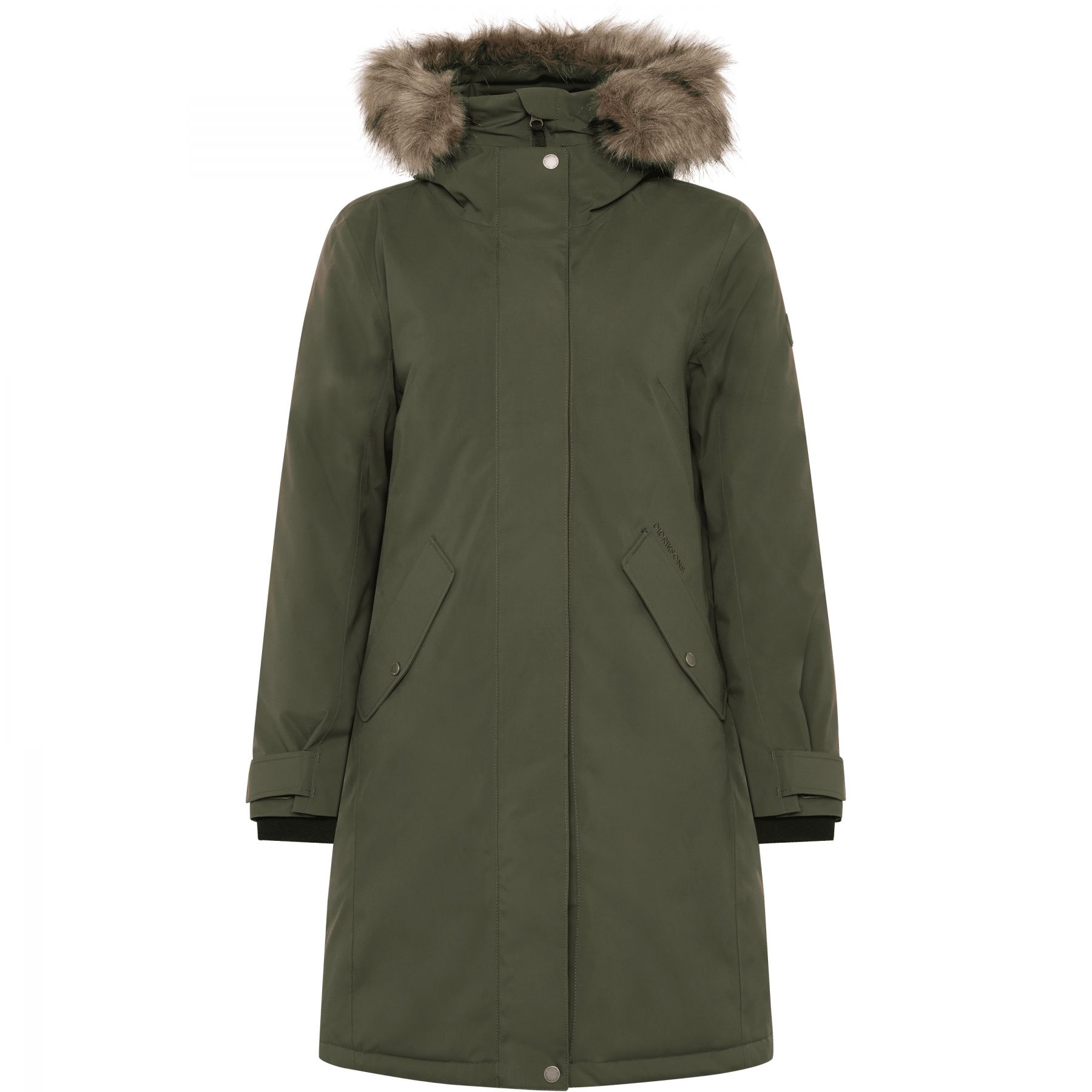 Didriksons Erna 2, Parka, Damen, dunkelgrün