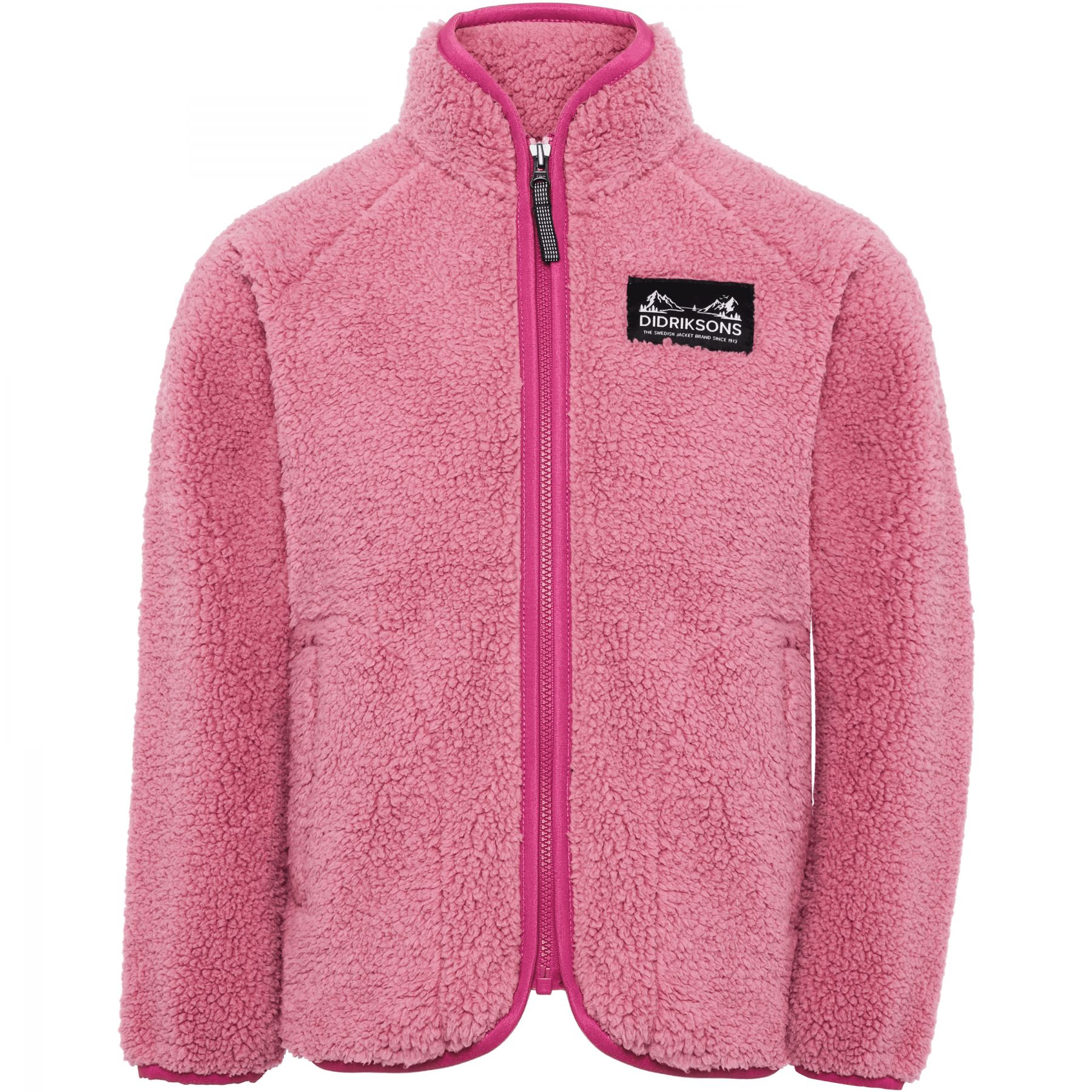 Didriksons Gibbs 2, Fleecejacke, Kinder, pink