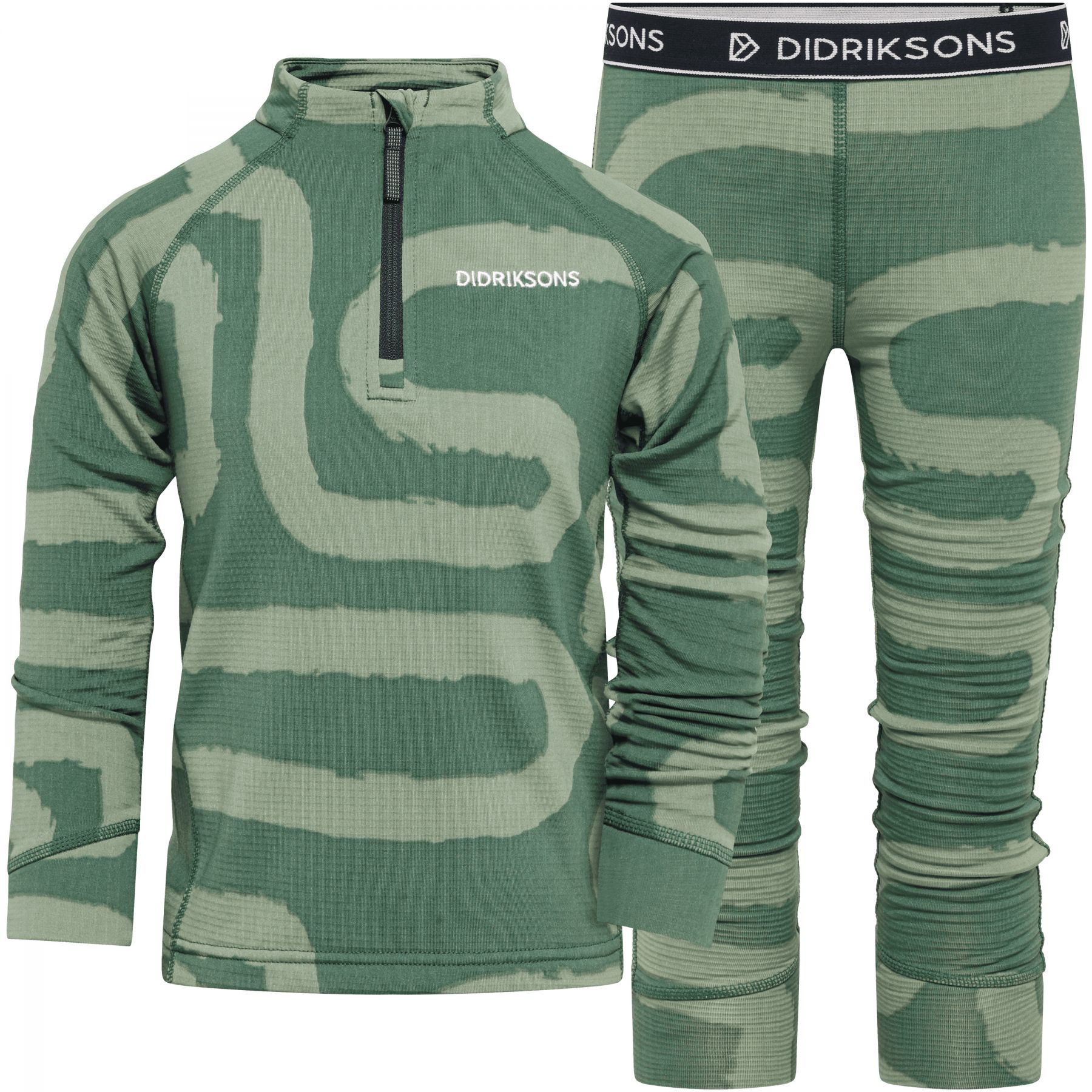 Didriksons Jadis 5, Skiunterwäsche-Set, Kinder, grün