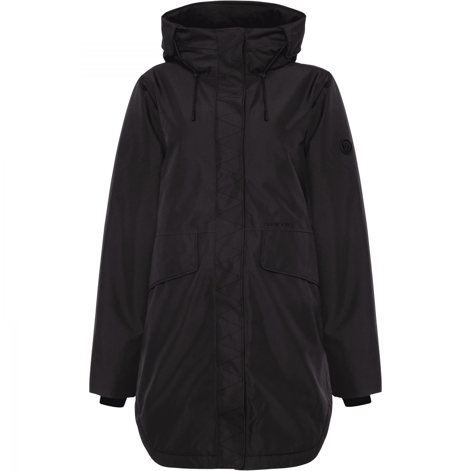 Didriksons Lilian, Parka, Damen, schwarz