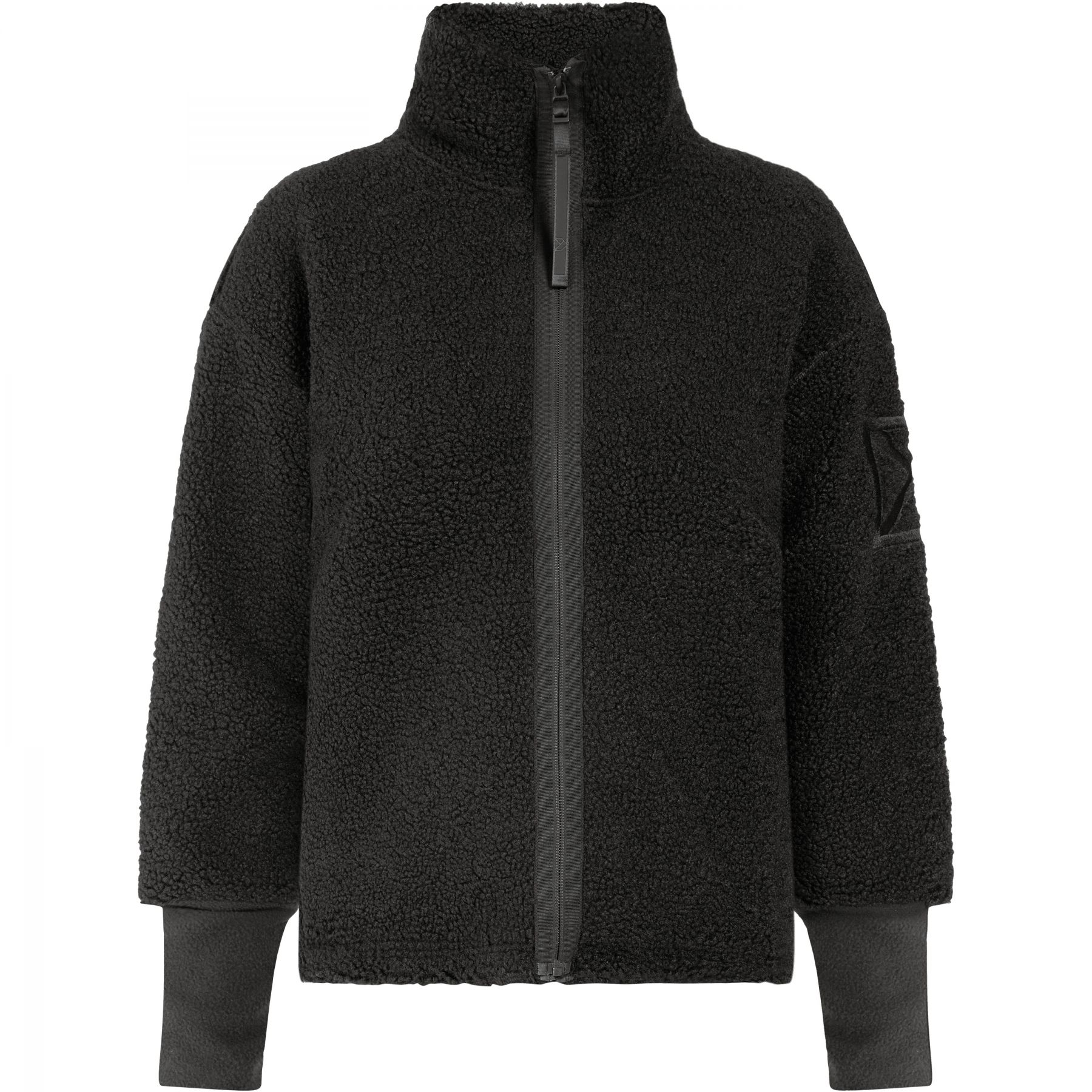 Didriksons Mella FZ 3, Fleecejacke, Damen, schwarz