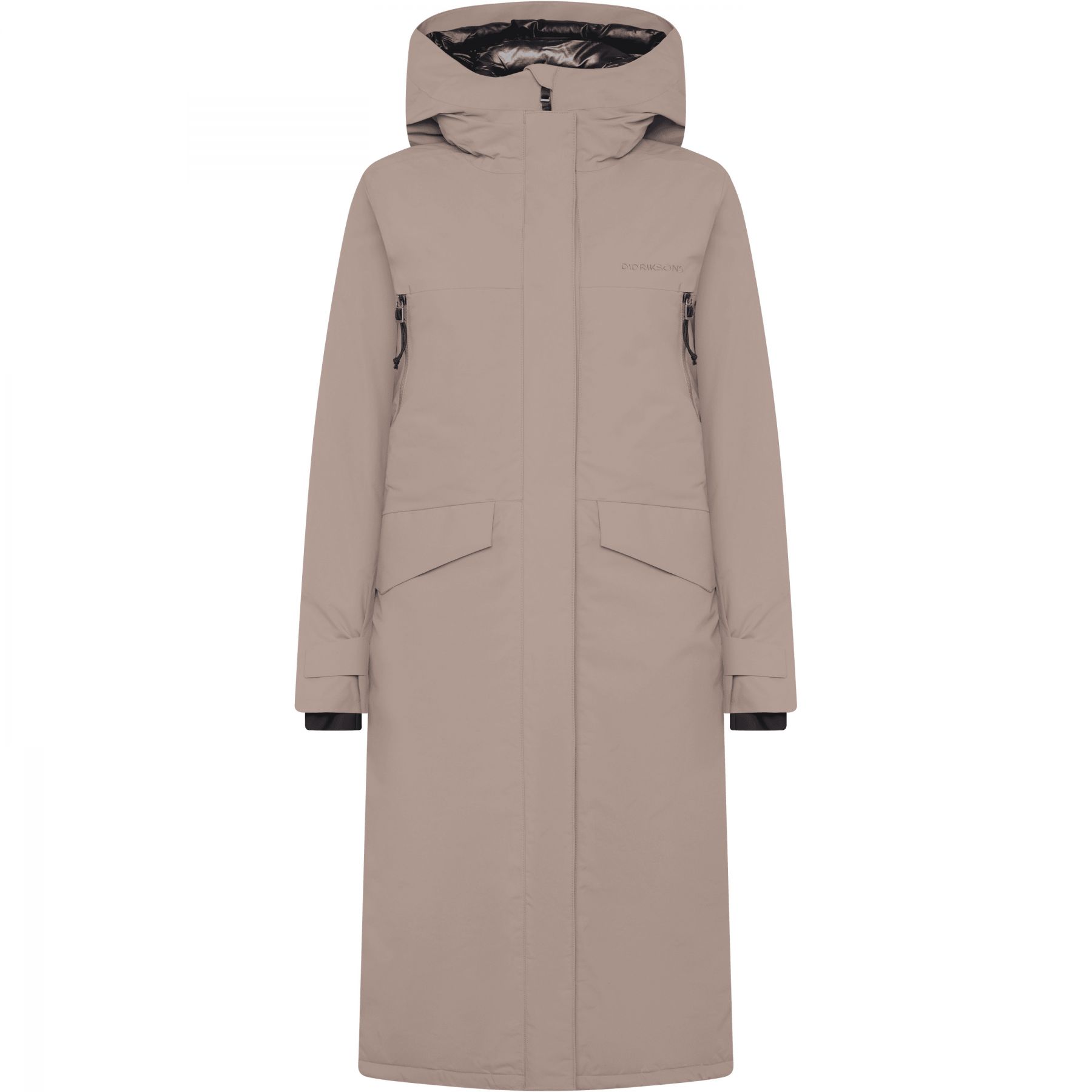 Didriksons Neja Long, Parka, Damen, ash brown