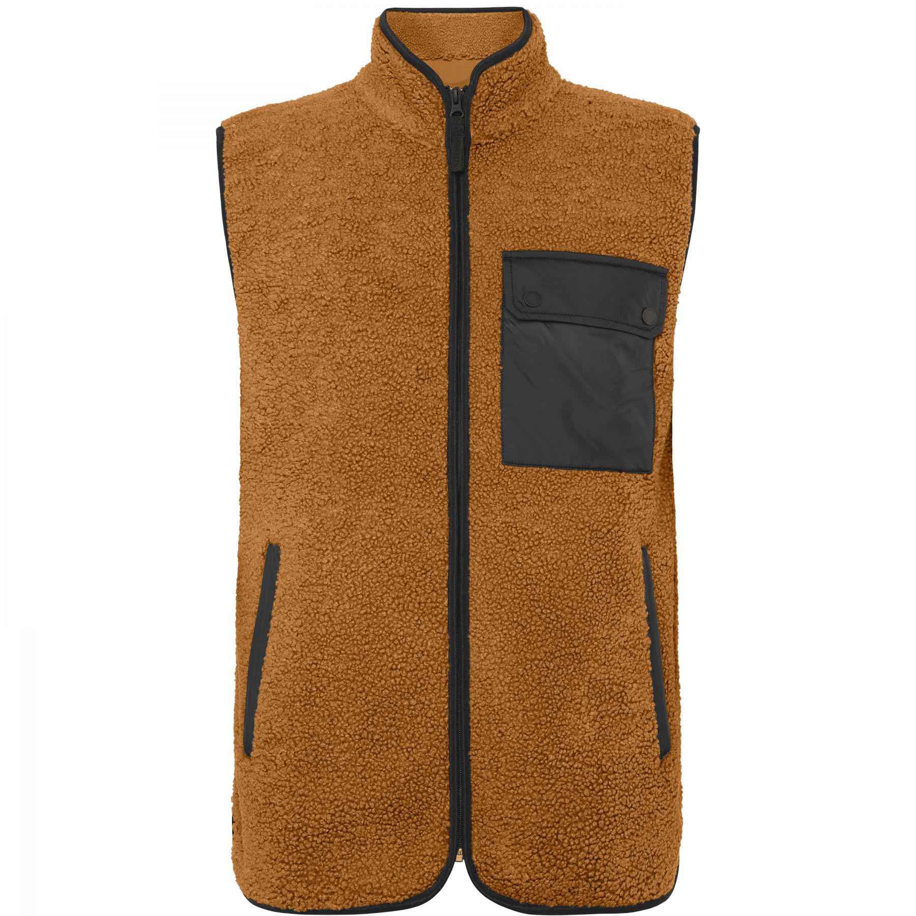 Didriksons Rasmus 2, Fleeceweste, Herren, spice brown