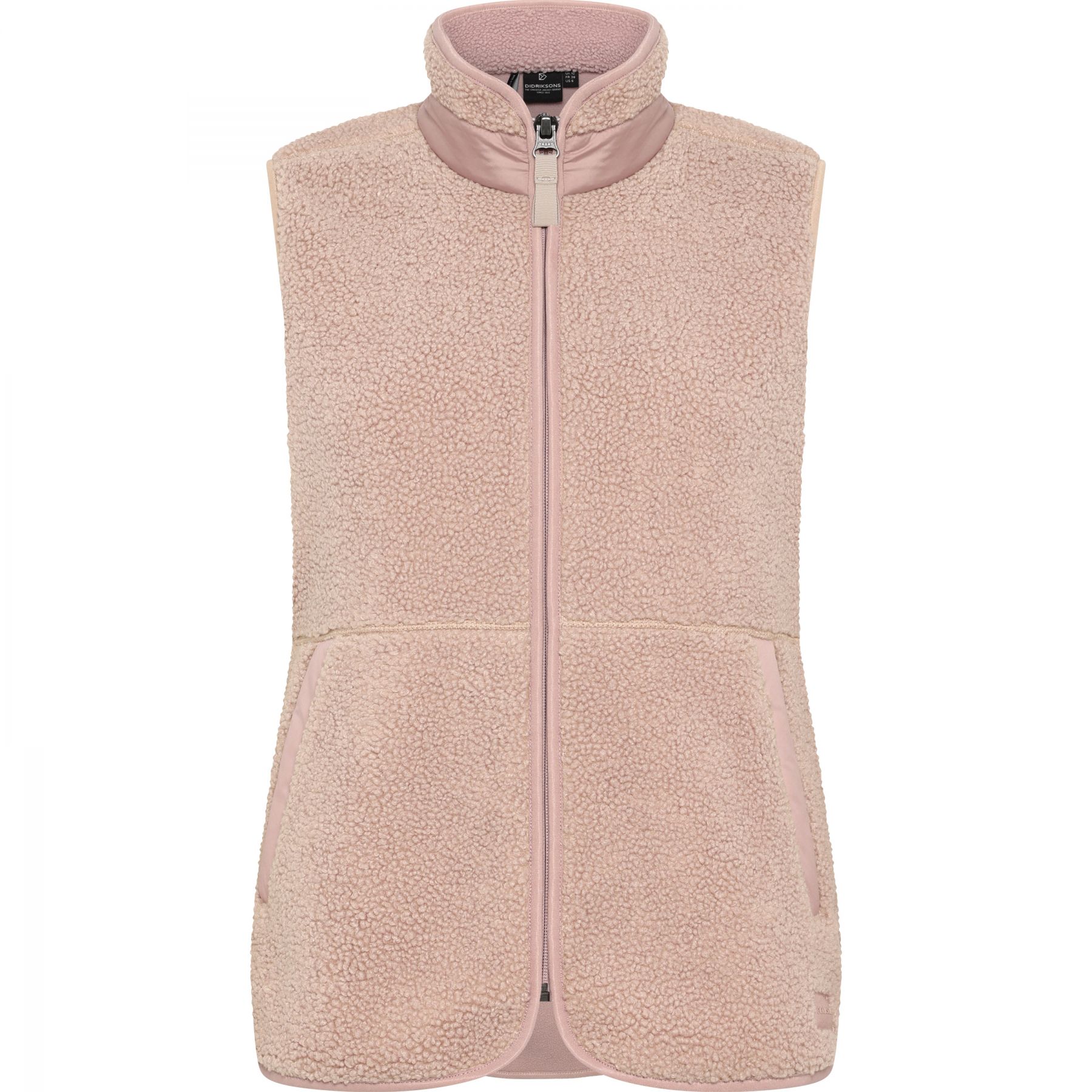 Didriksons Siv, Fleeceweste, Damen, vintage pink