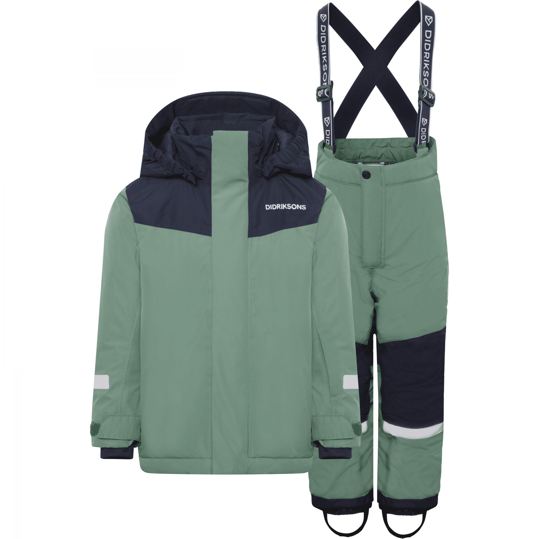 Didriksons Skare 2, Skianzug, Kinder, grün